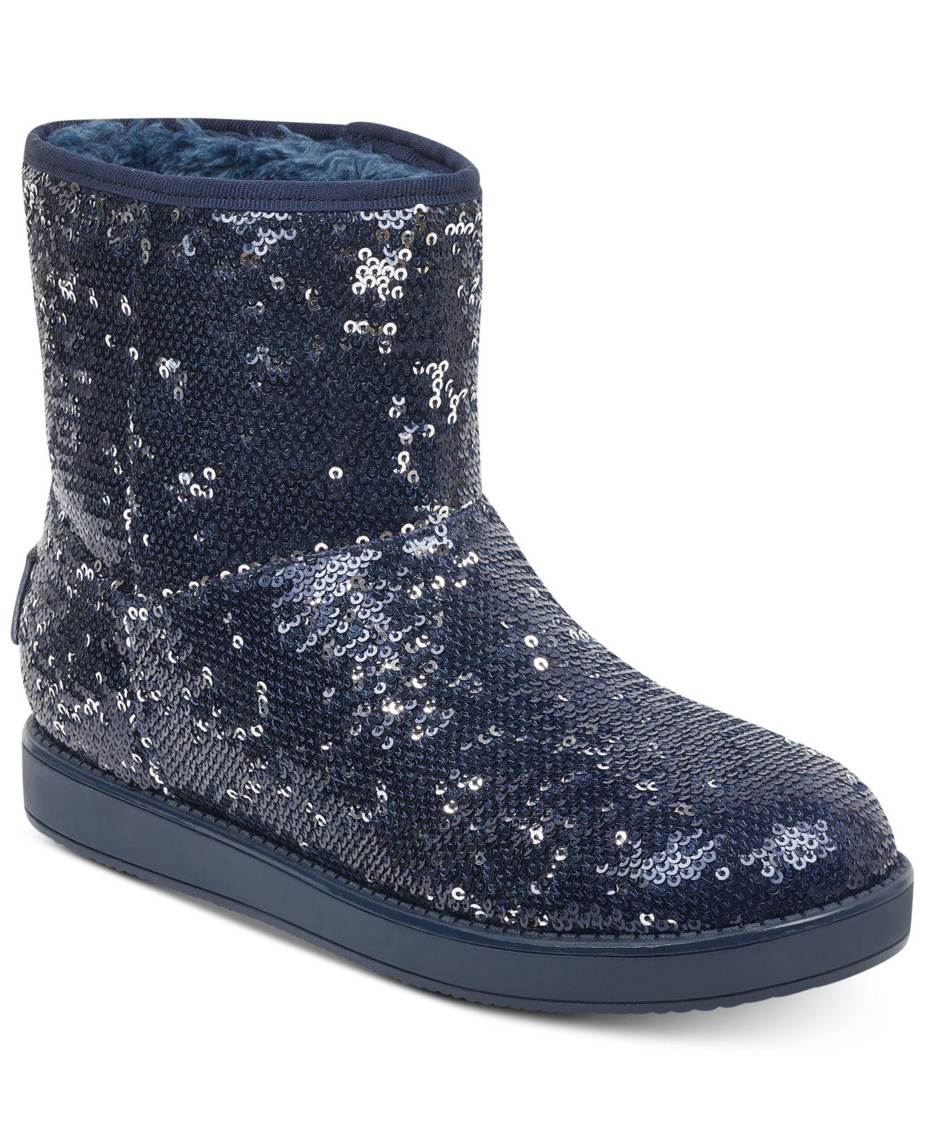 guess sequin boots