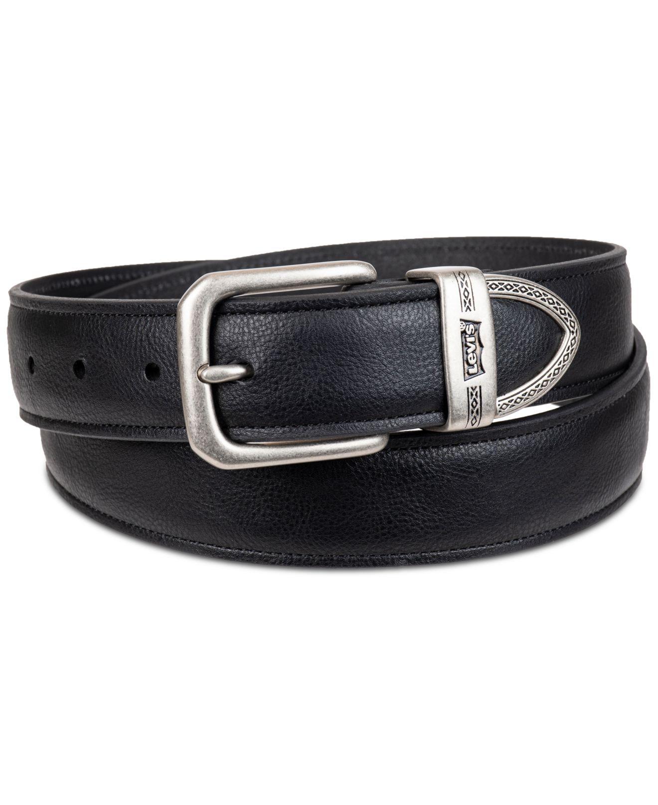 Levi's Western Dress Belt in Black for Men Lyst