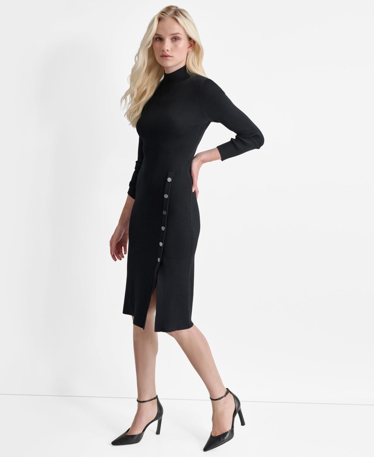 macys black dress long sleeve Women's Long Sleeve Little Black Dresses
