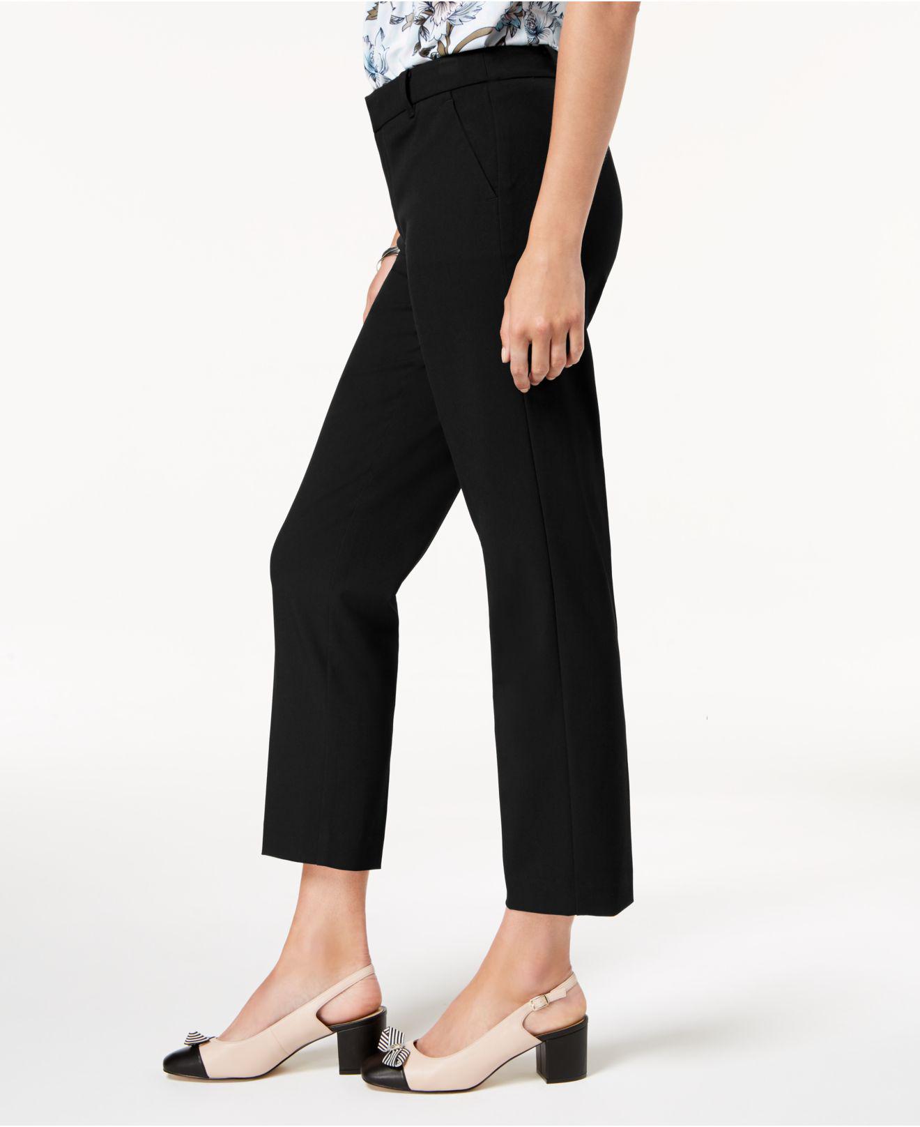 Charter Club Synthetic Petite Slim-leg Ankle Pants, Created For Macy's ...