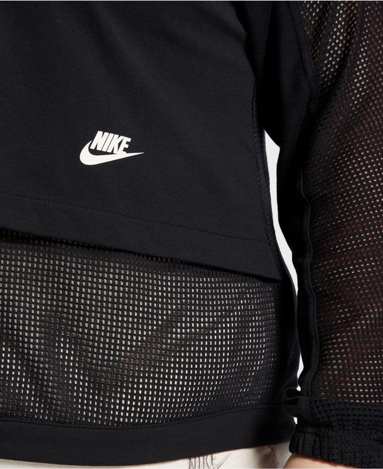 nike sportswear mesh jacket