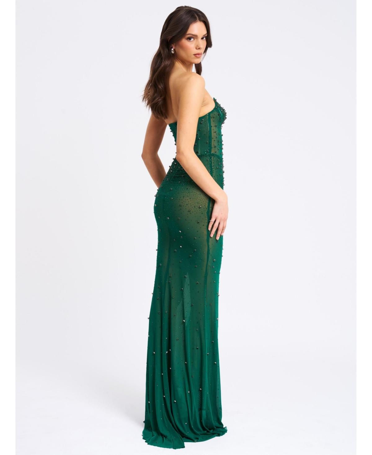 fatima burgundy crystal sleeveless corset maxi dress Stunning Fatima Burgundy Crystal Mermaid Maxi Dress