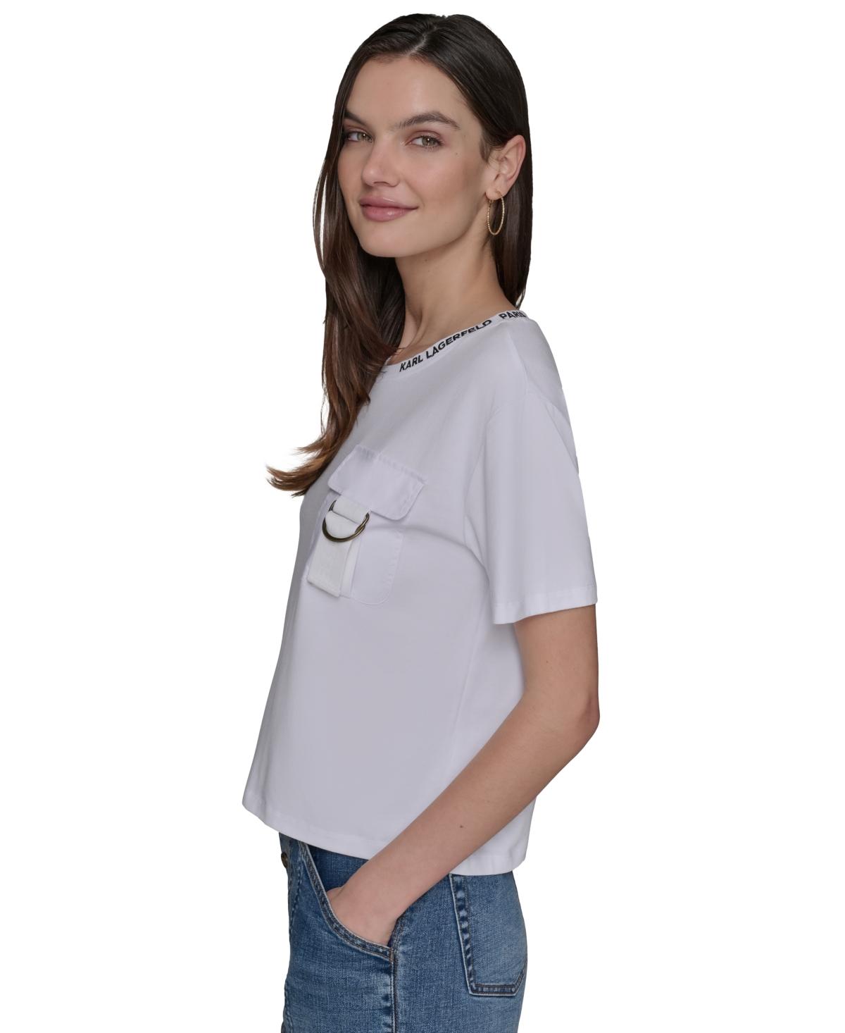 Karl Lagerfeld Short-sleeve tops for Women | Online Sale up