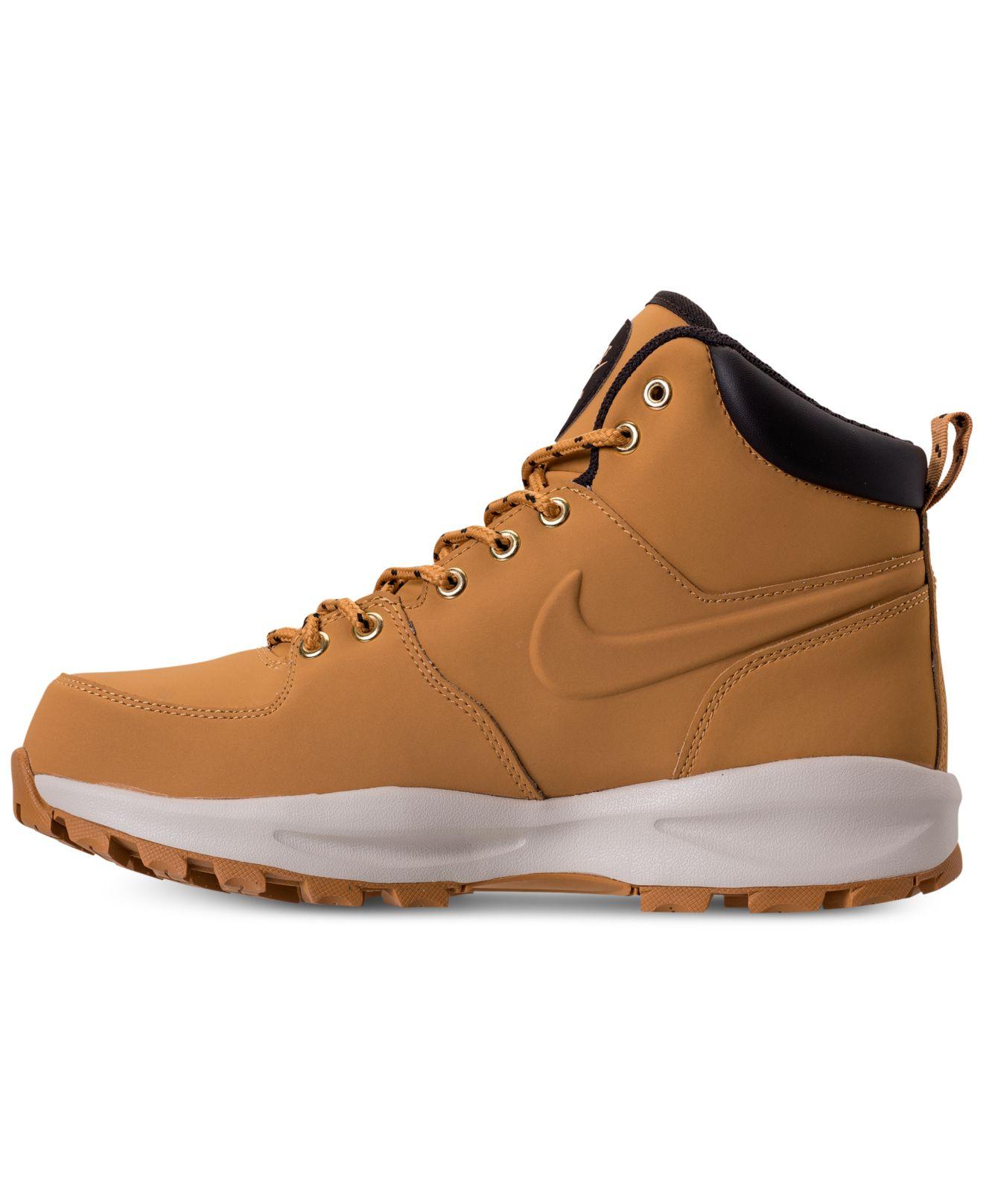 Nike Leather Manoa in Brown for Men 