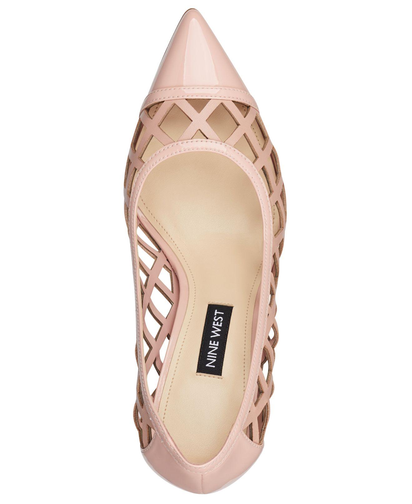 nine west tatum lattice pumps