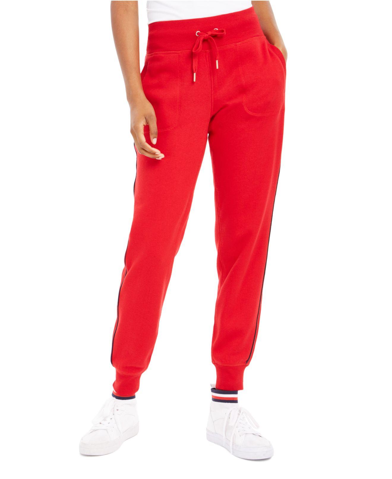 tommy hilfiger fleece joggers