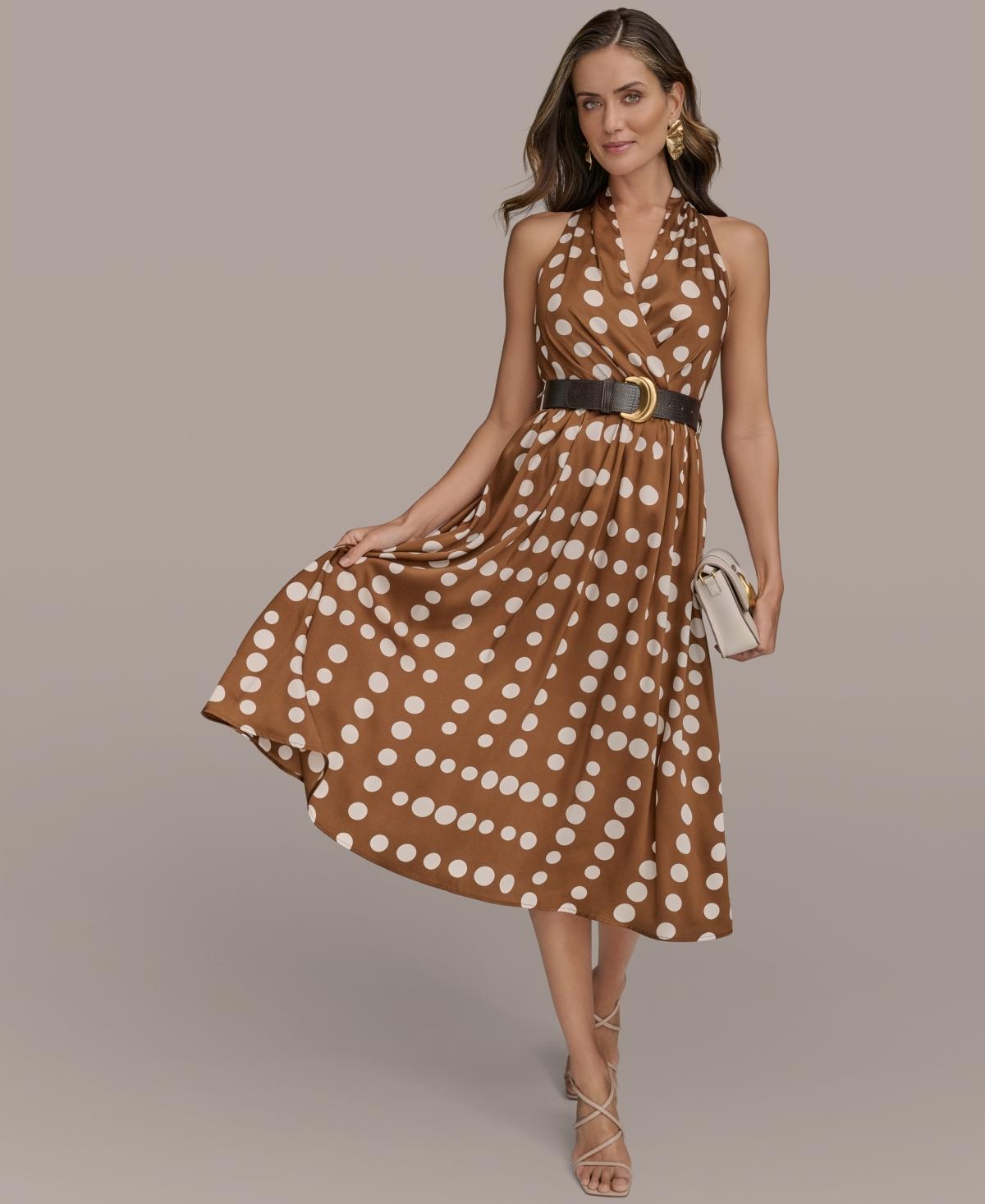 chinese dress ladies Floral Belted A Line Midi Dress | Shirt Dress