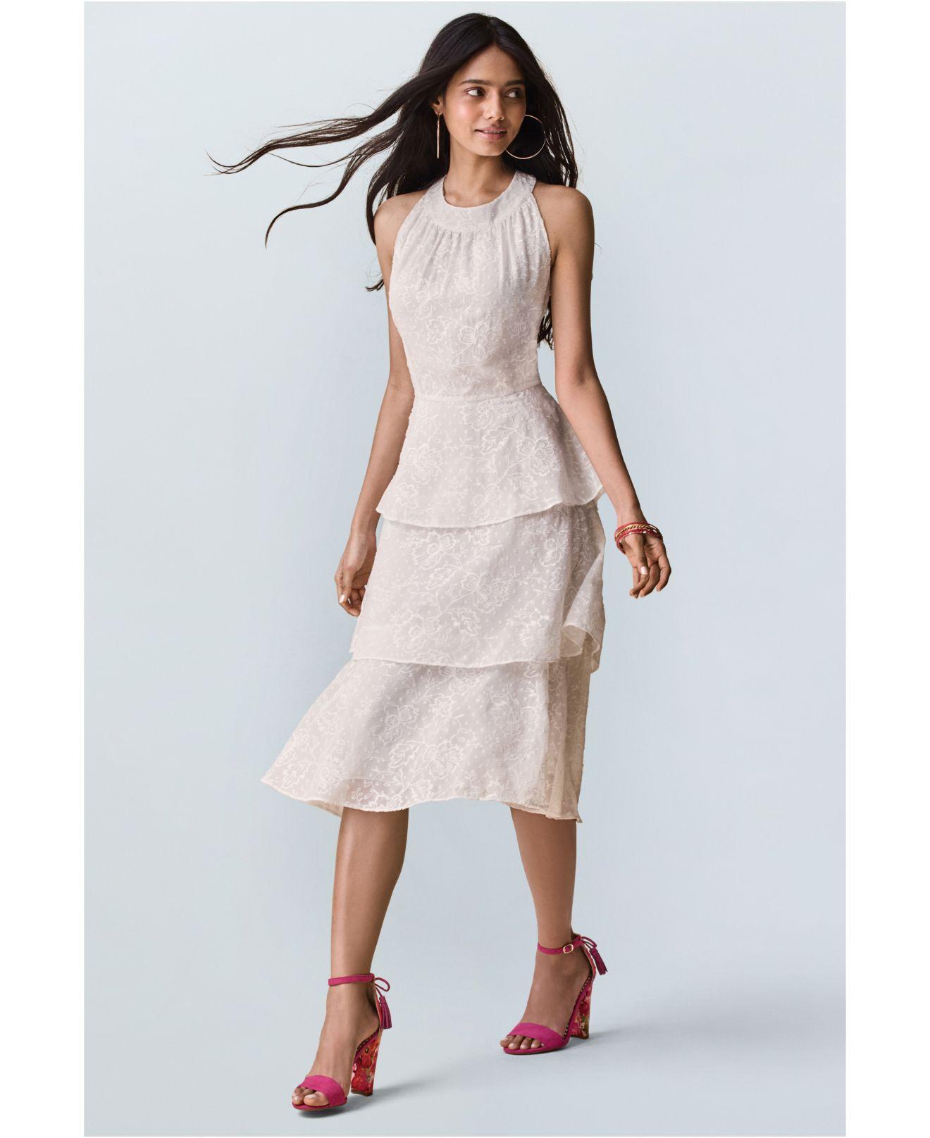 tommy hilfiger tiered dress