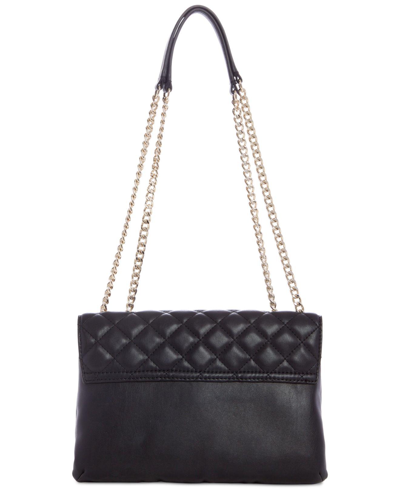 Guess Victoria Chain Shoulder Bag in Black | Lyst