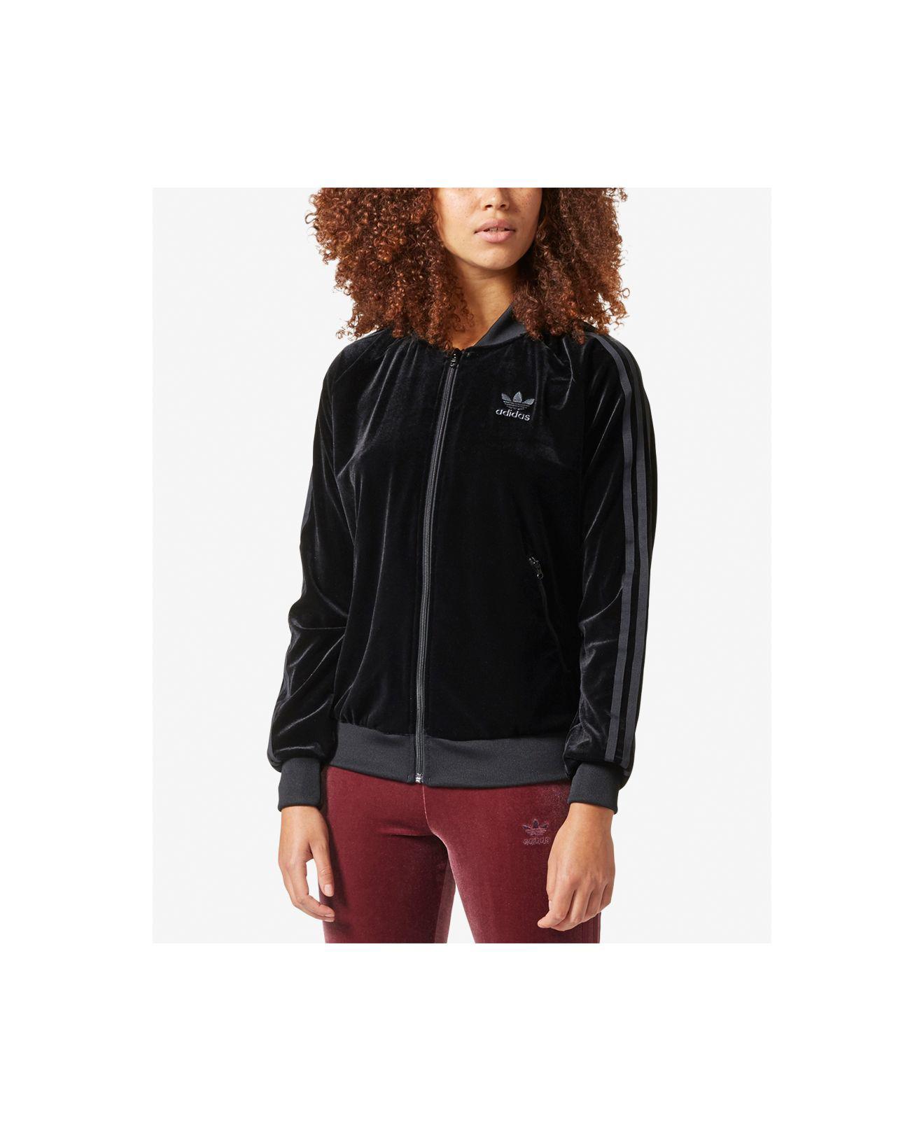 adidas velvet vibes track jacket