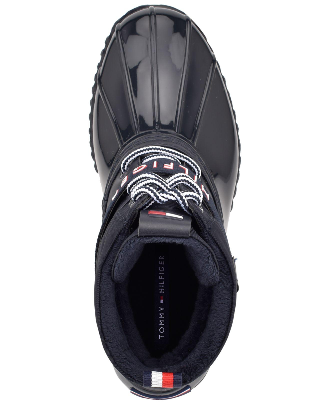 tommy hilfiger huski rain boots