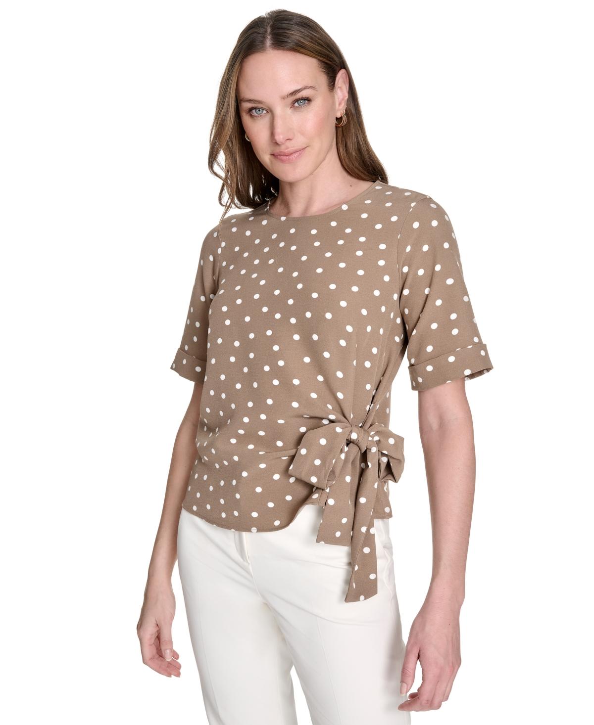 売れ筋商品|||トミーヒルフィガー カットソー トップス レディース Women's Crop Badge Short-Sleeve Polo Top Amour 71CmVEHUdBL._AC_SX342_.jpg