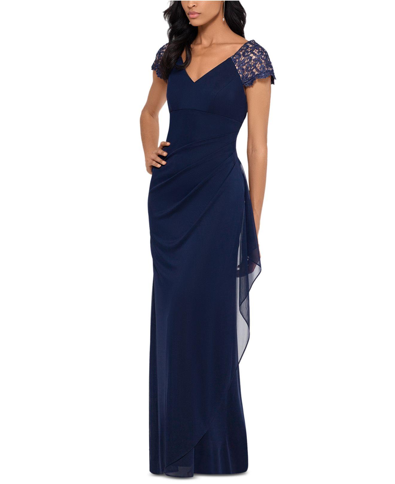 xscape lace gown