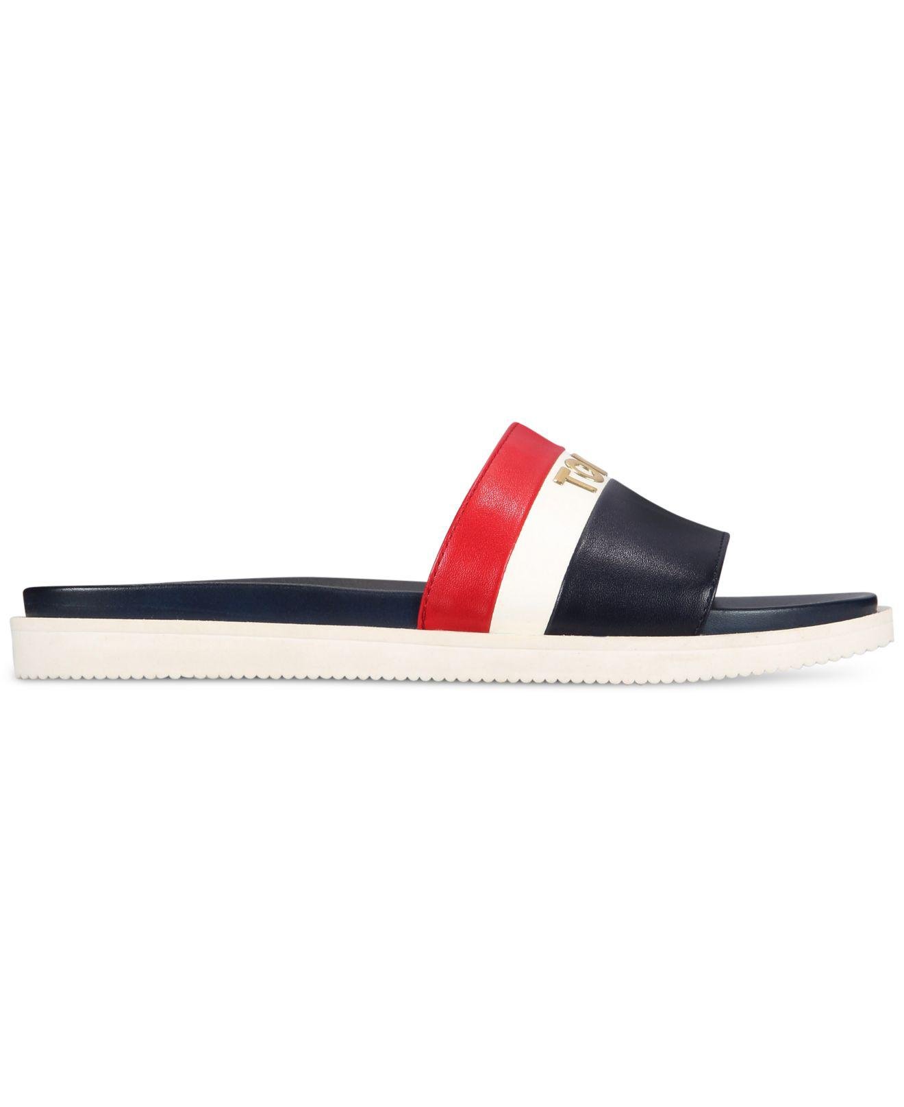 macy's tommy hilfiger slides