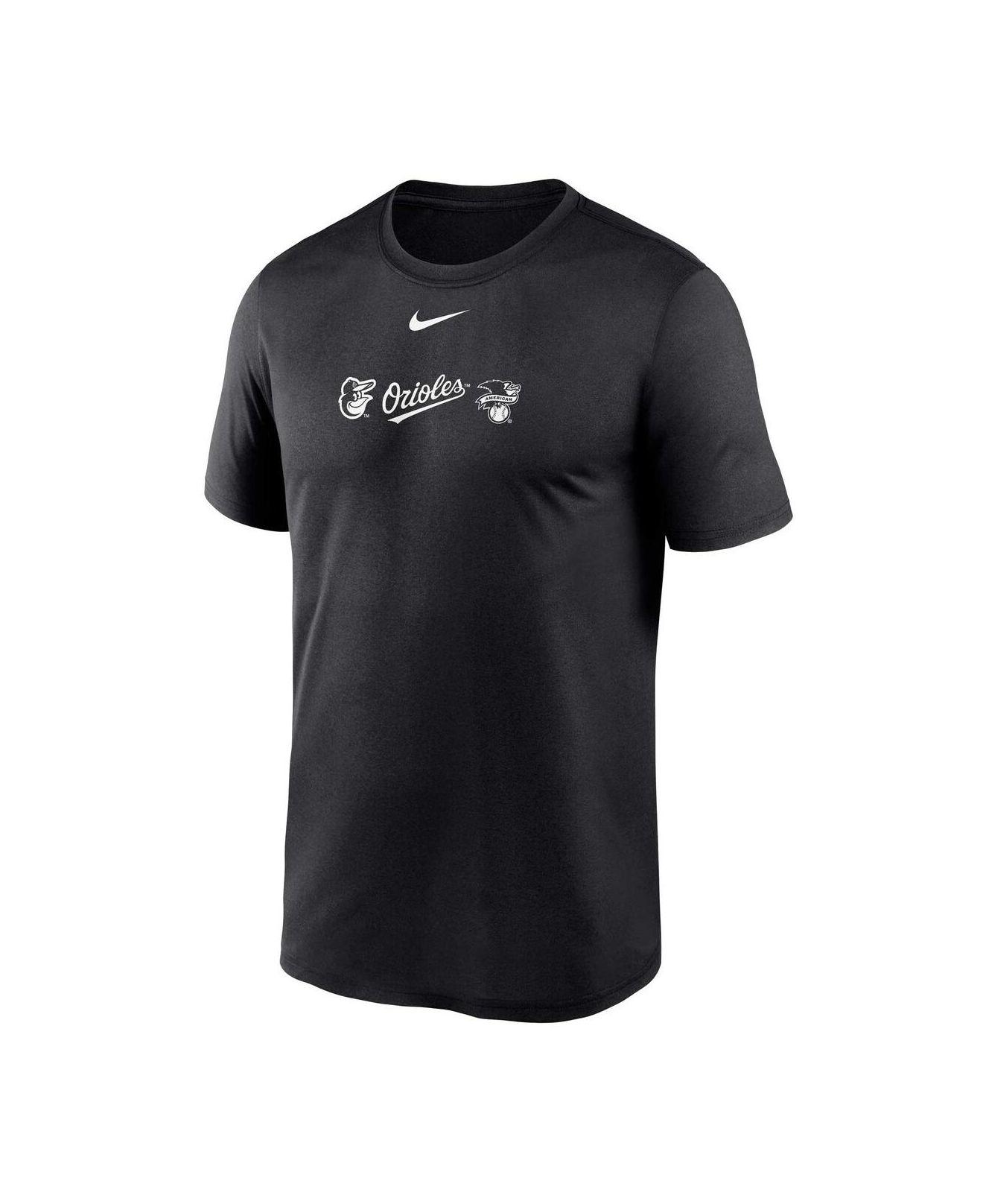 Men's Nike Black Baltimore Orioles Wordmark Legend T-Shirt