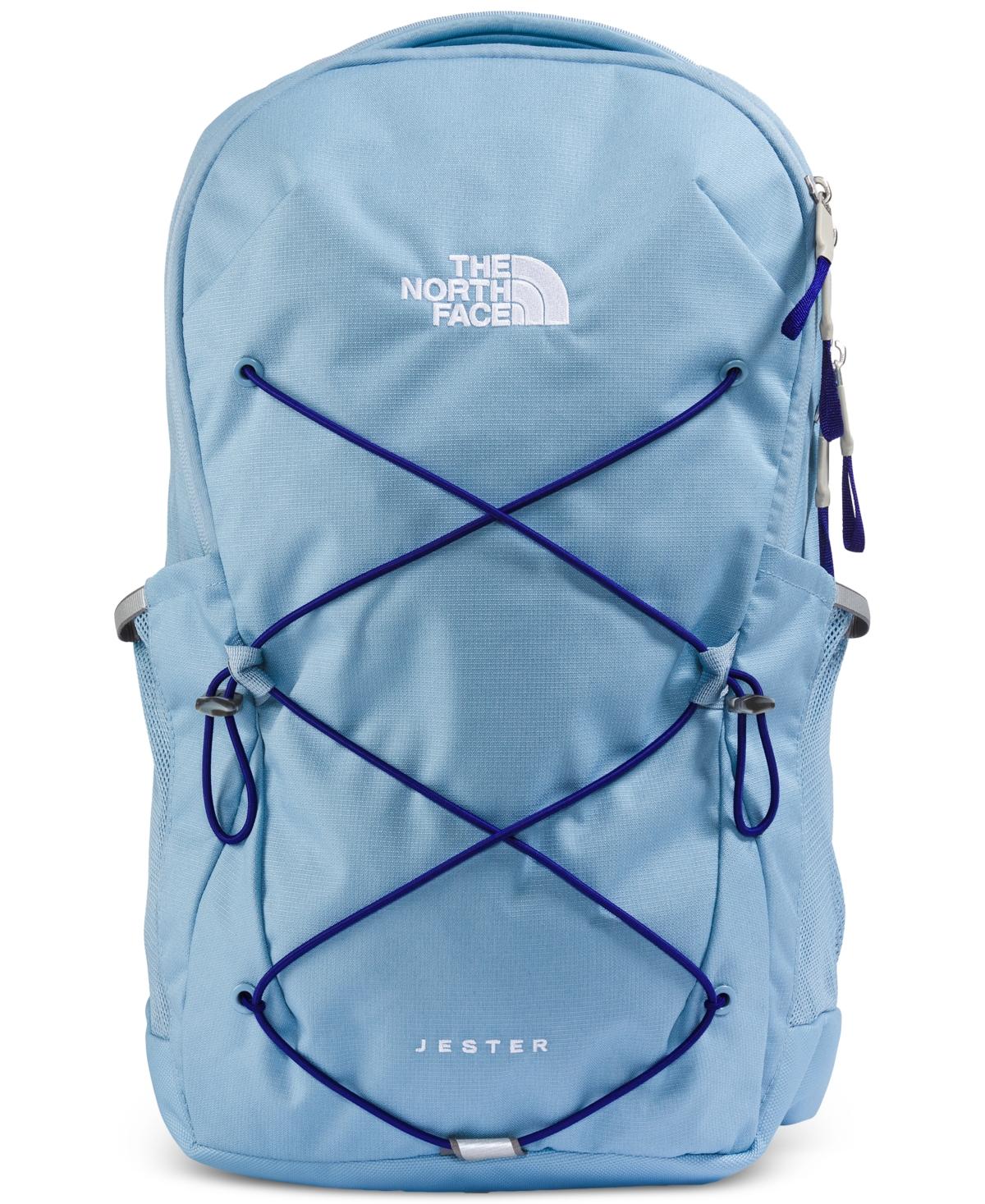 Baby blue north face backpack hotsell