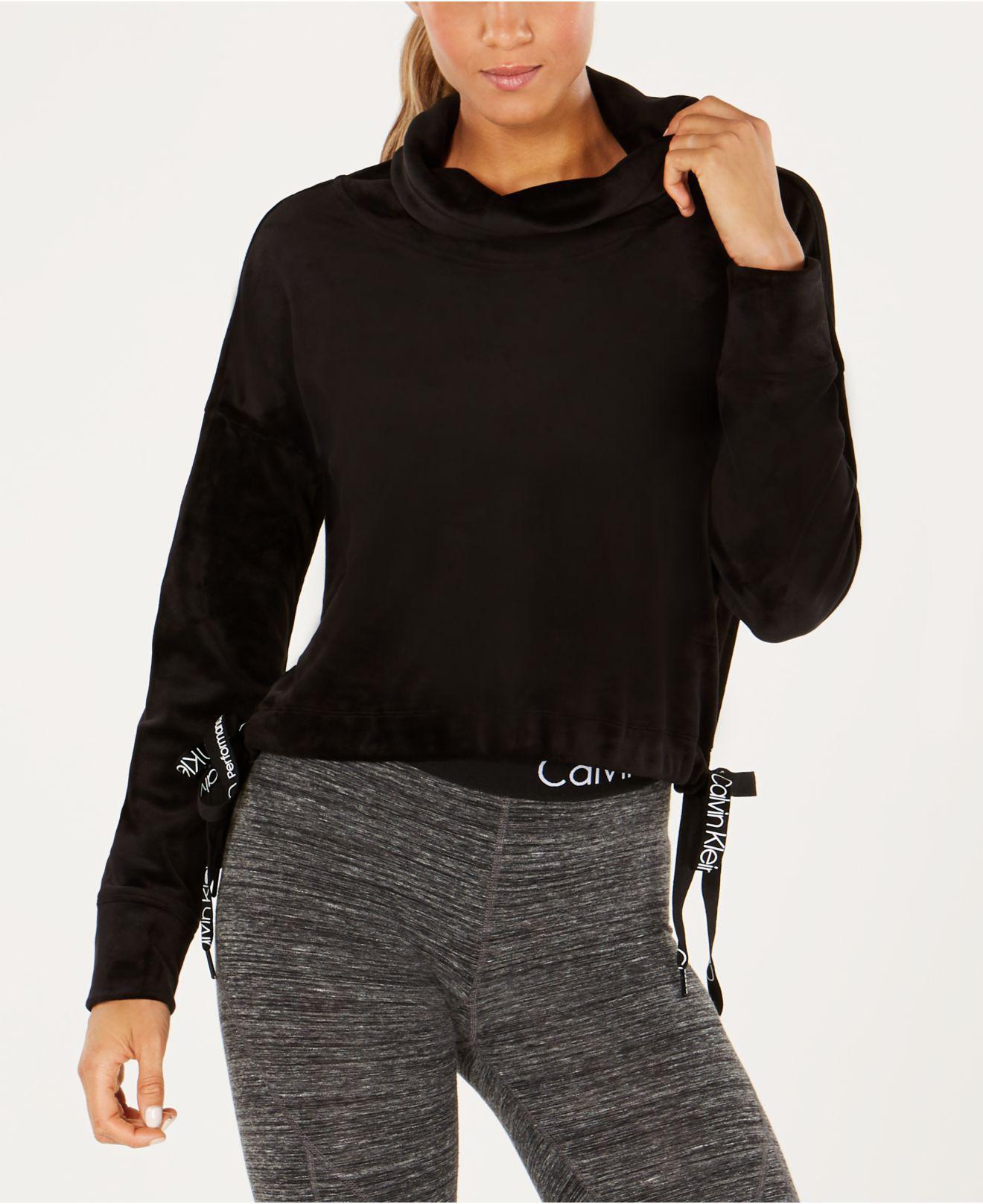 calvin klein performance cowl neck