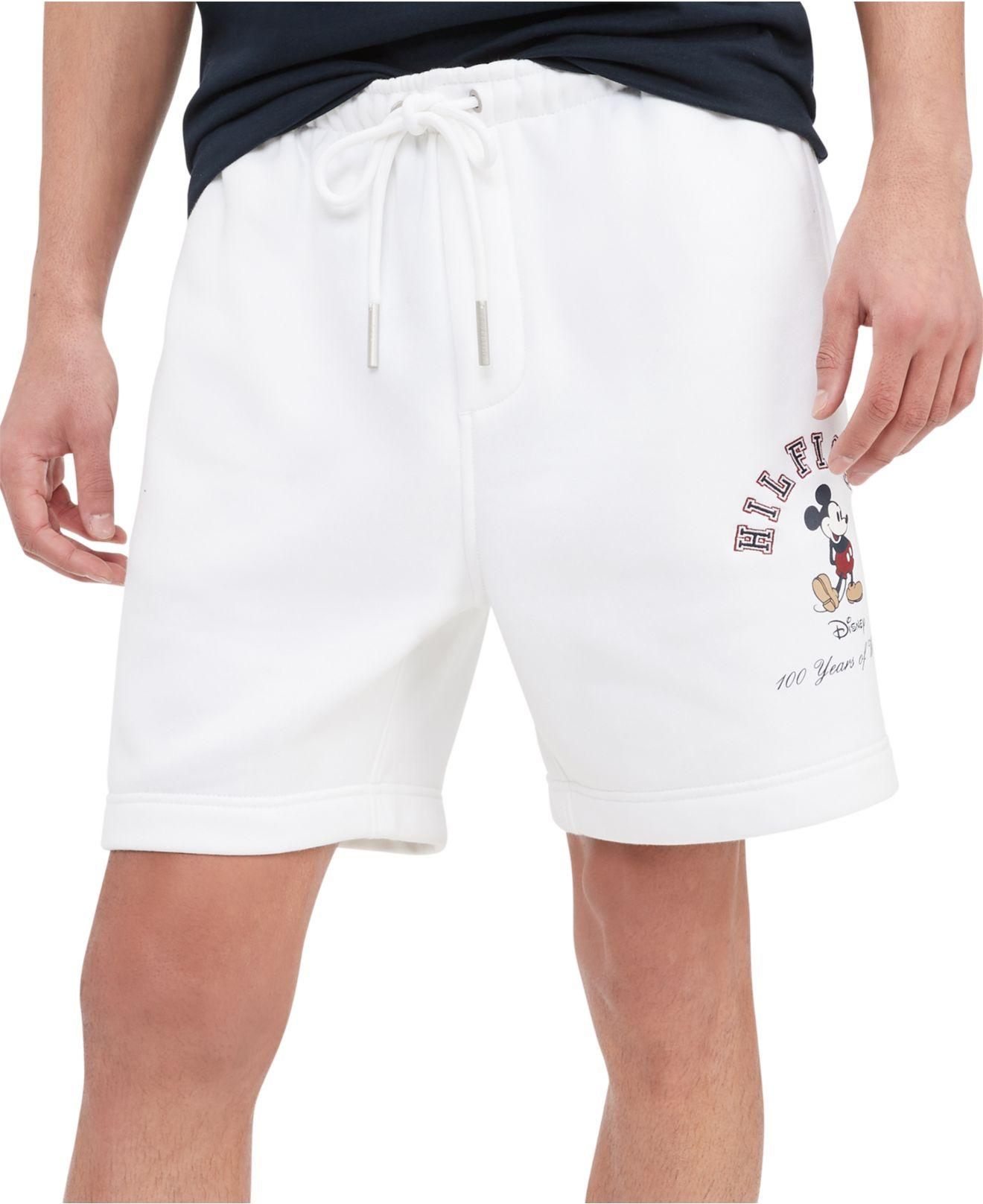 Tommy Hilfiger 7" Graphic Sweat Shorts in White for Men | Lyst