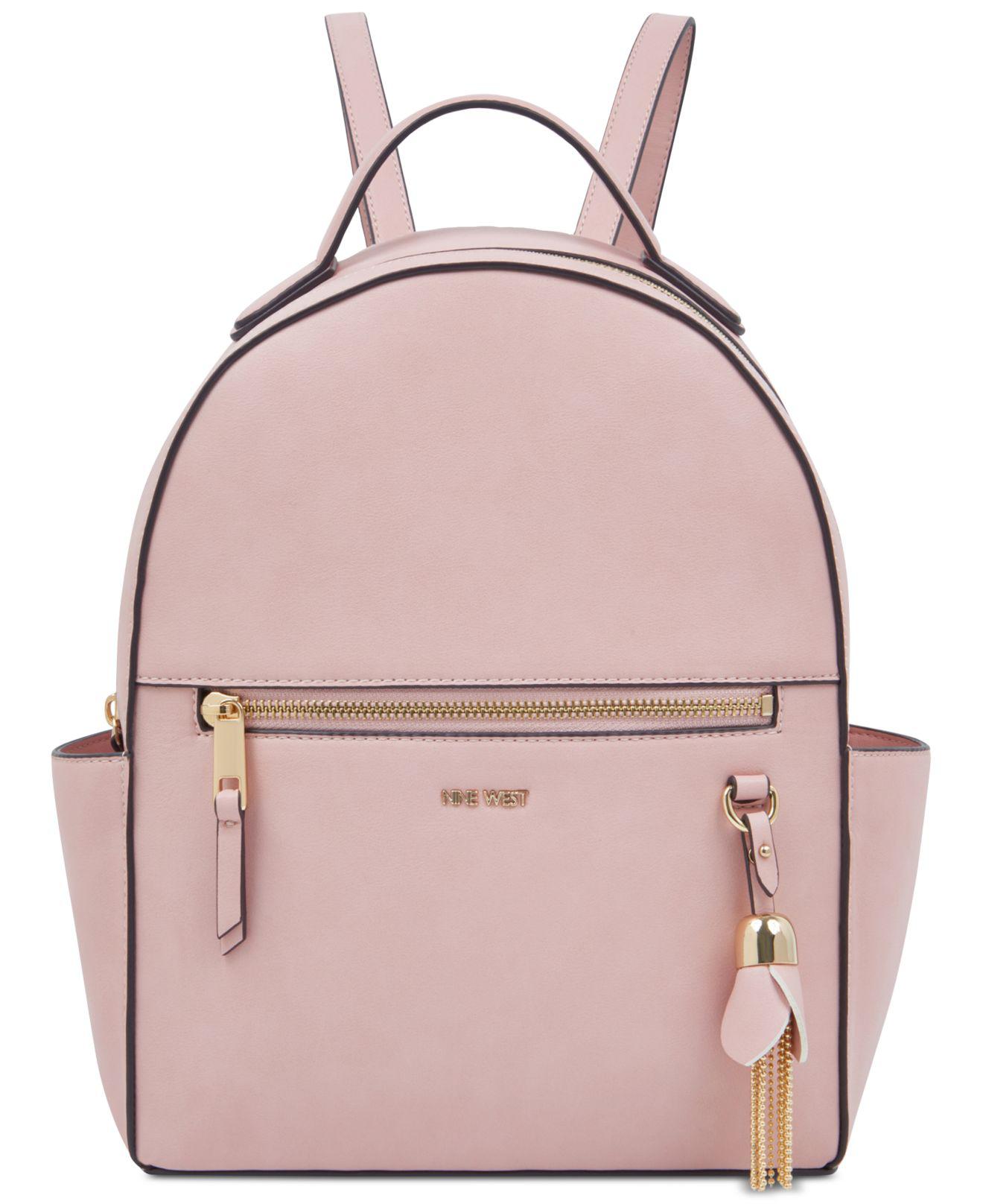 nine west backpack pink