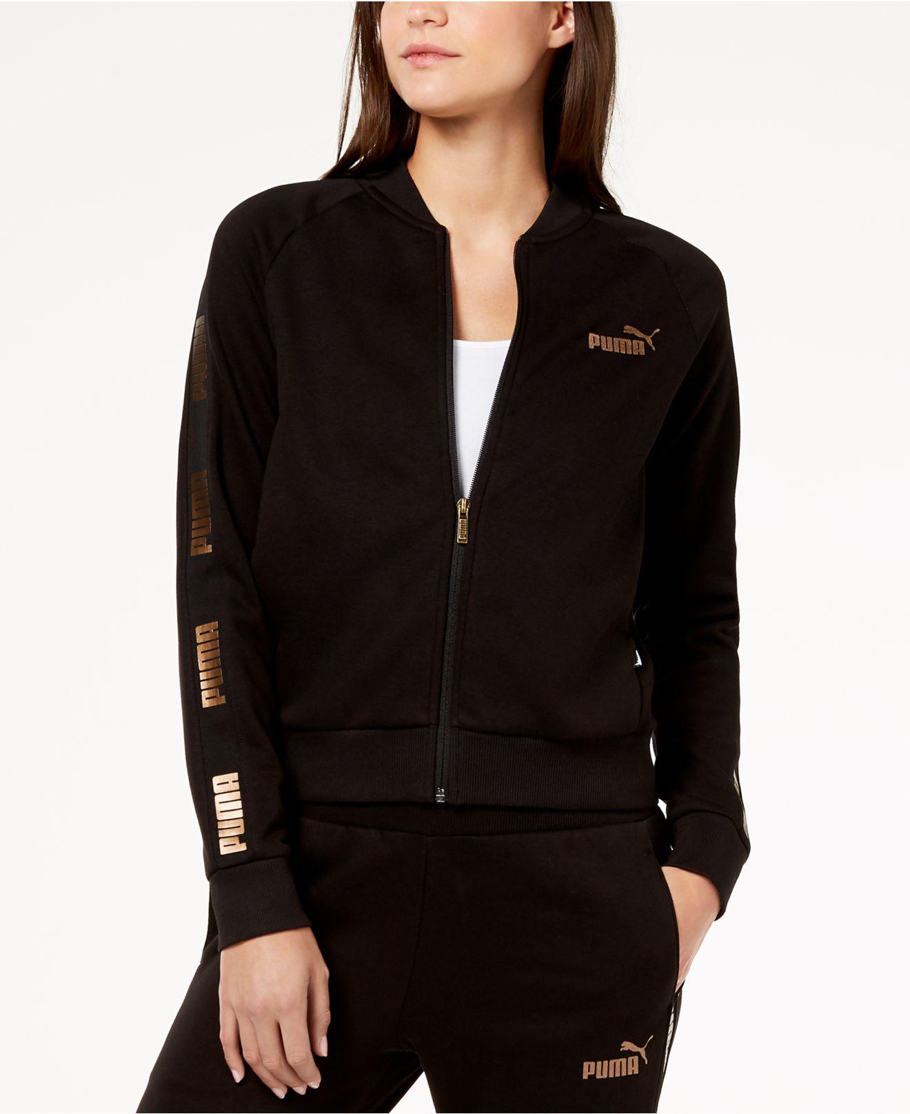 Puma metallic logo track jacket Clearance