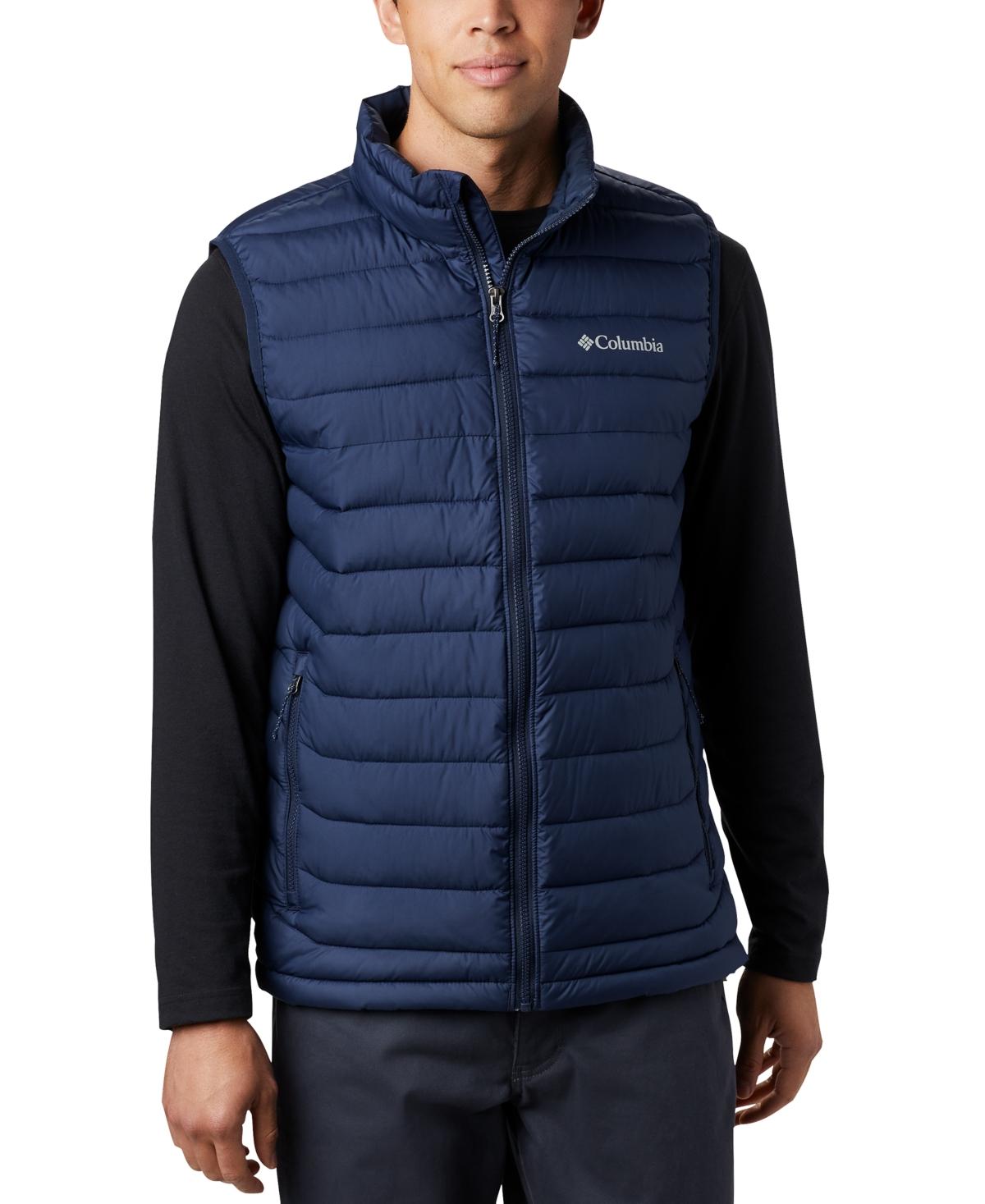 Blue columbia vest deals