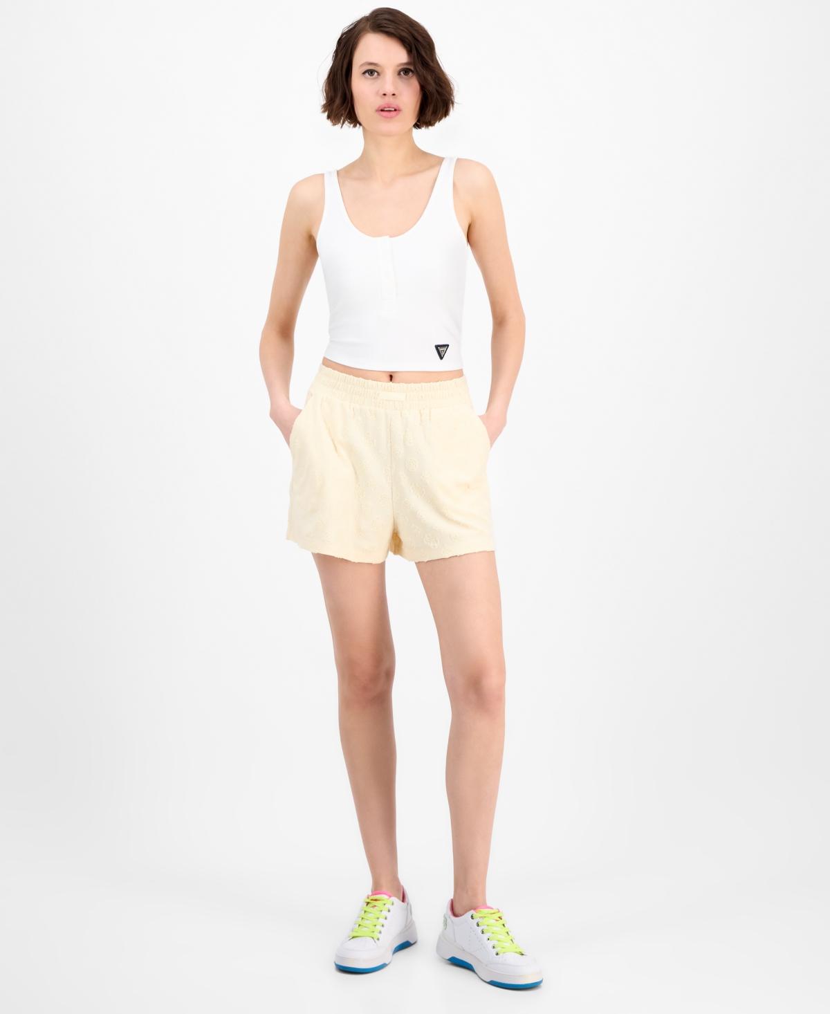 Guess Womens Eco Peony Jacquard Shortshorts For Sale Guess JUNIOR