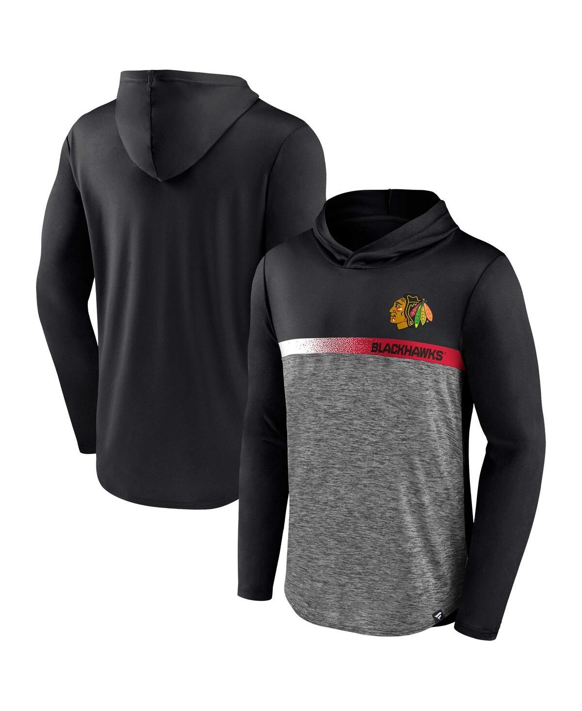 Men's Fanatics Branded Heather Gray Chicago Blackhawks Special Edition 2.0 Pullover Sweatshirt