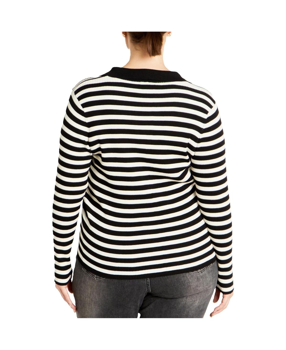 売れ筋商品|||シティーシック ニット&セーター アウター レディース Plus Size Zola Sweater Black Women's Plus Size Zola Black Jumper