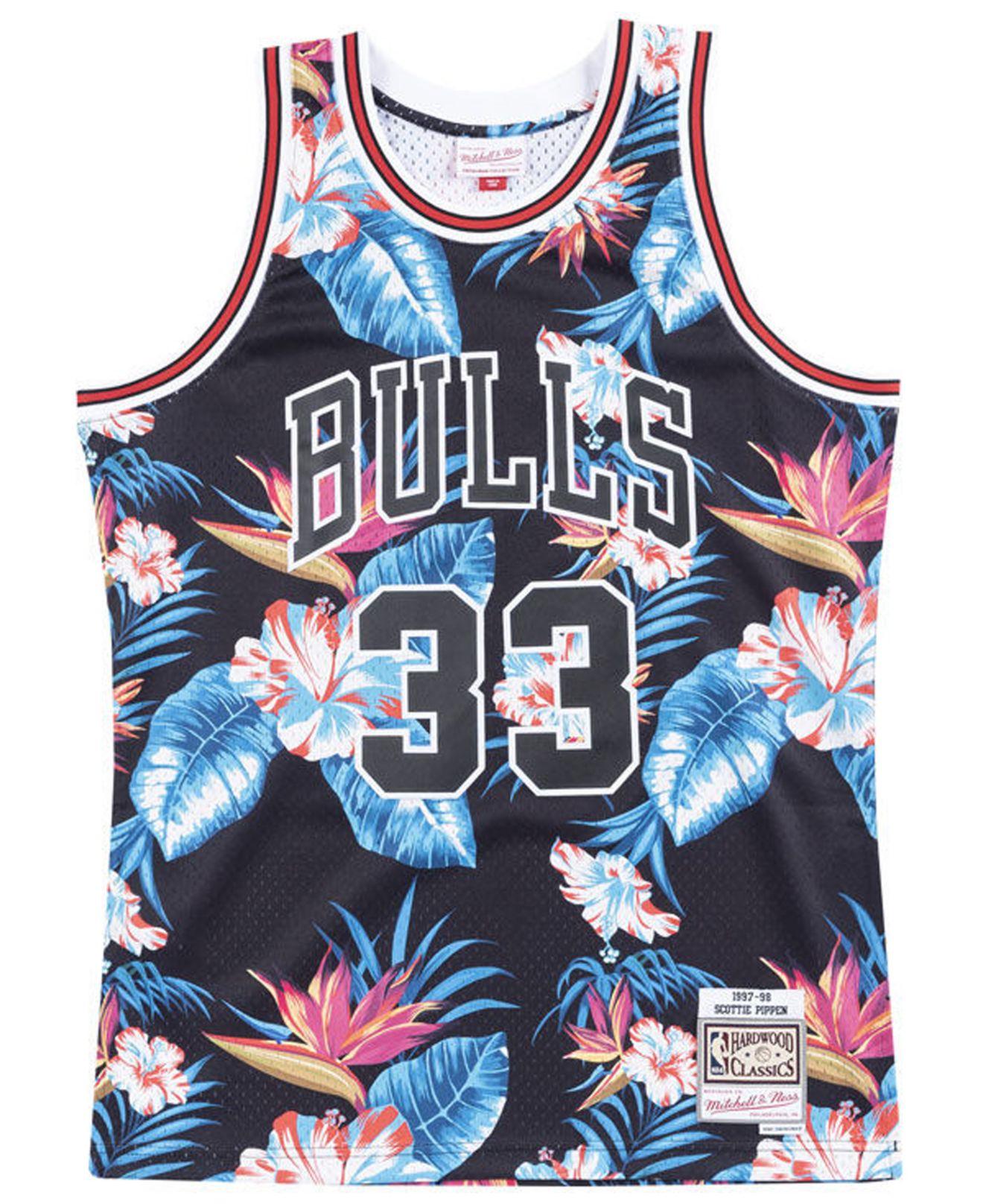 Scottie pippen floral jersey Clearance