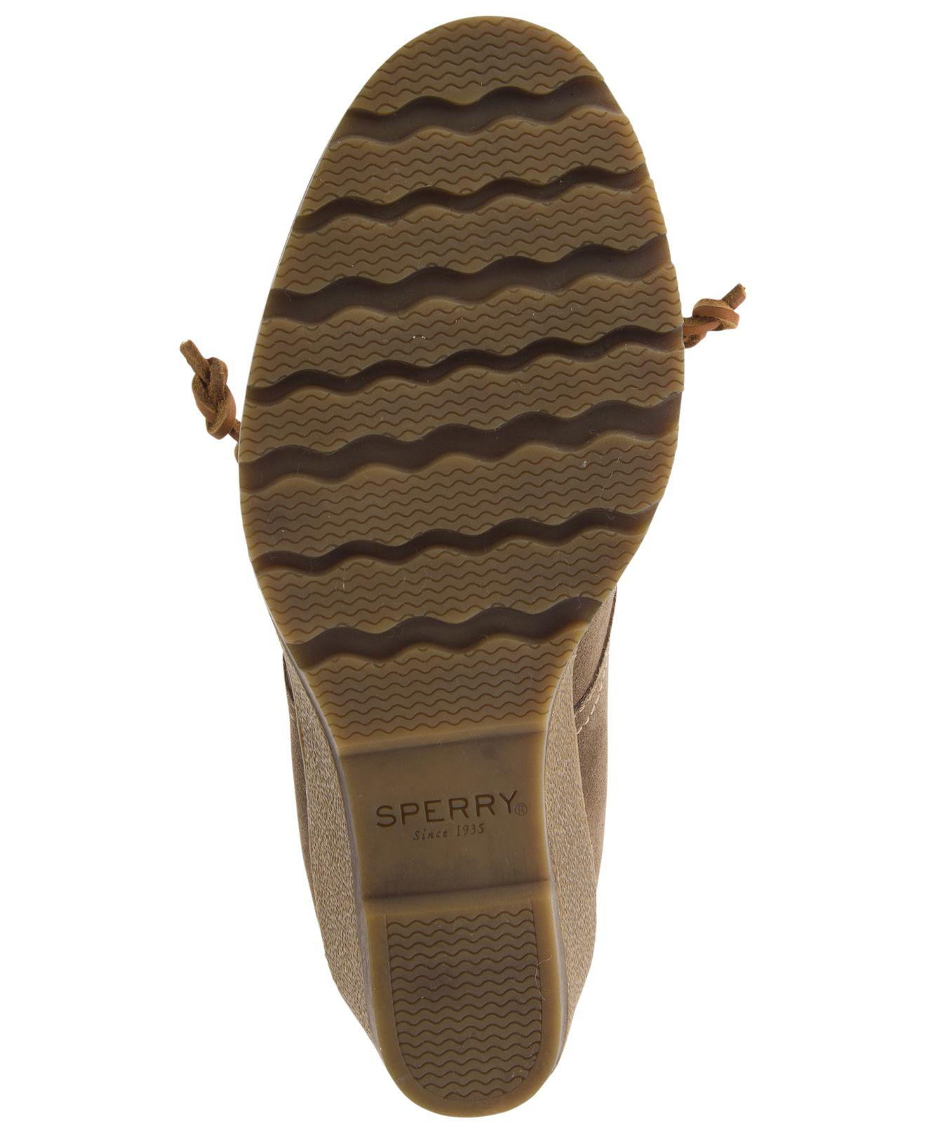 sperry wedge ankle boots
