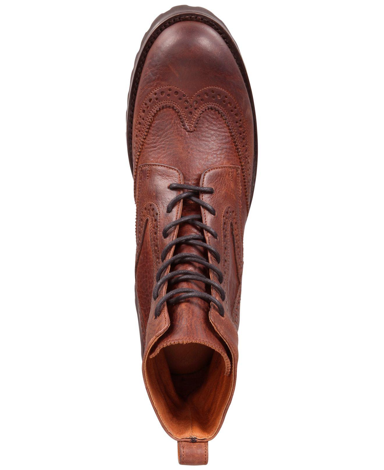 Frye Leather Men's Earl Wingtip Boots 