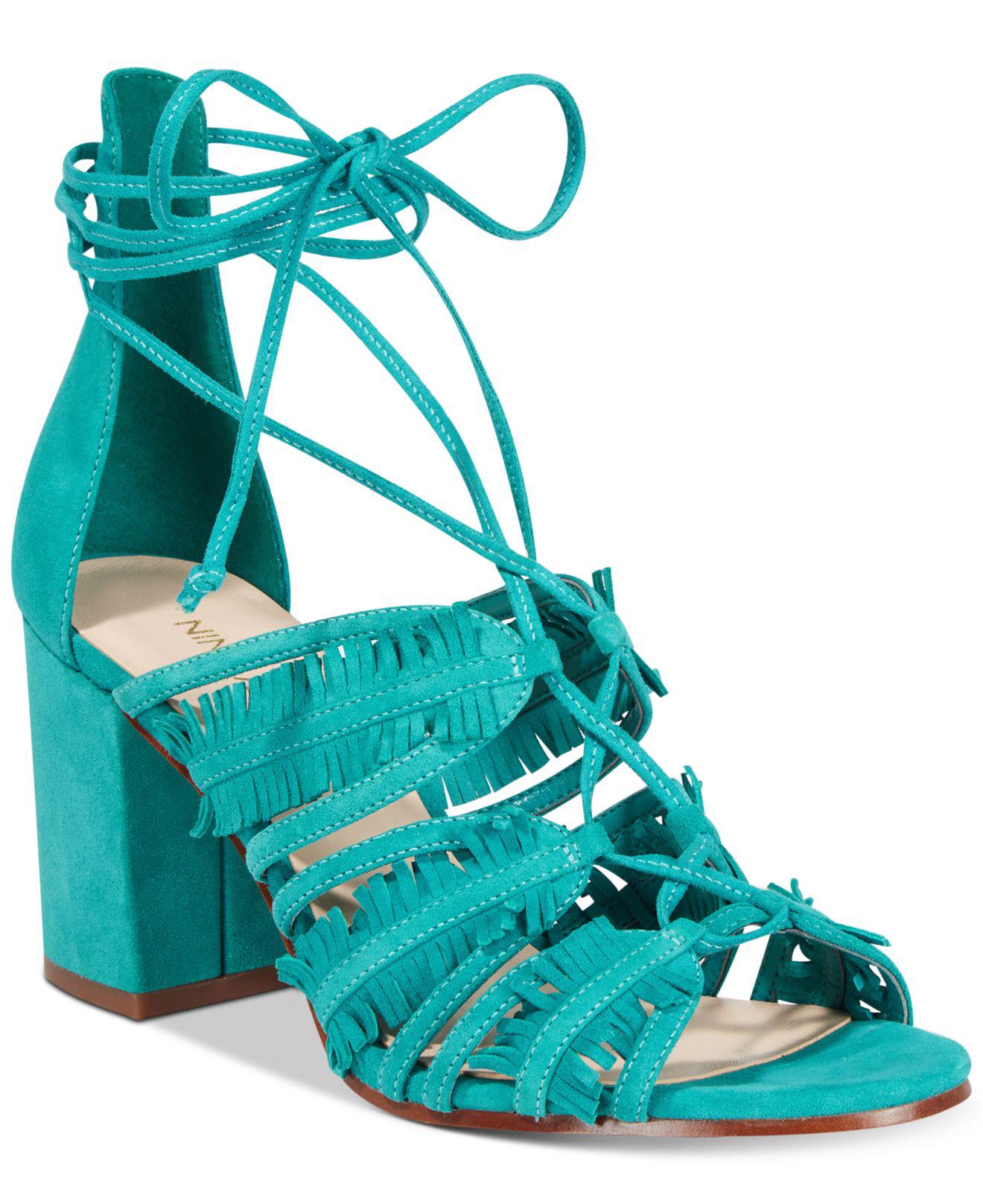 nine west lace up sandals