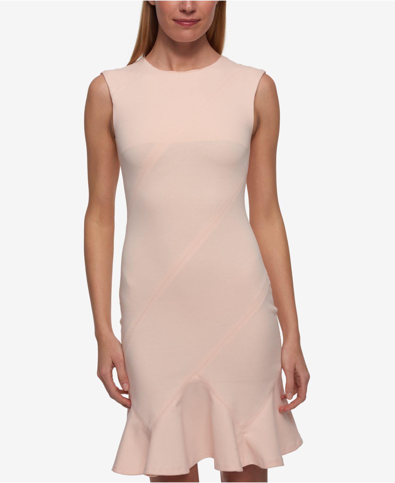 tommy hilfiger blush dress