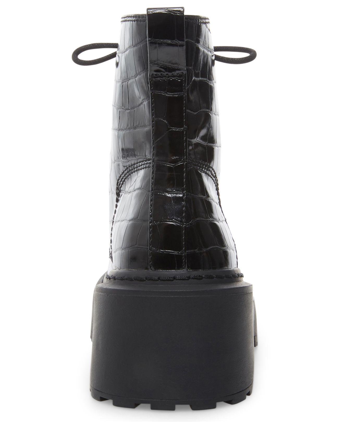 steve madden platform combat boots