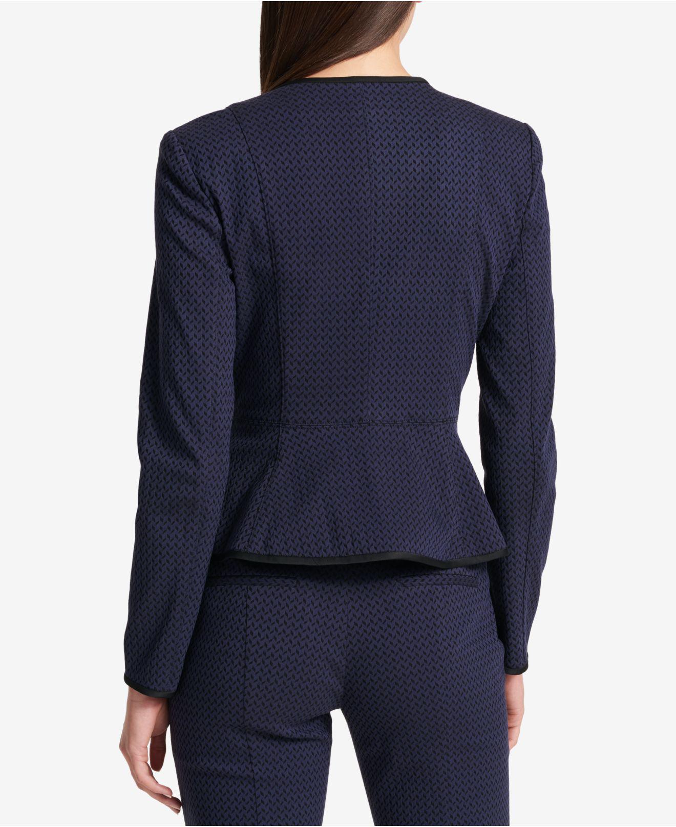 dkny peplum blazer