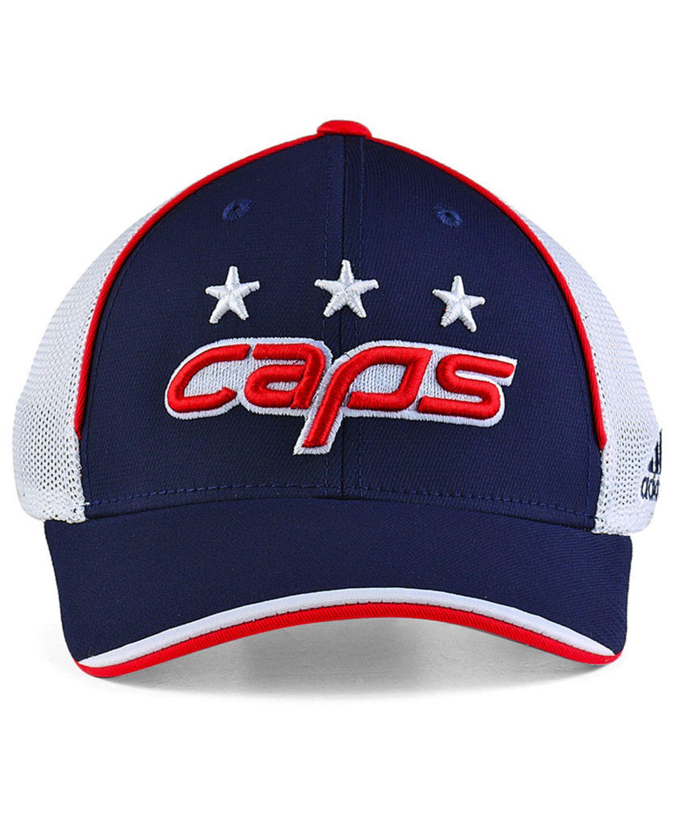 adidas Synthetic Washington Capitals Stadium Series Flex Cap in Navy/Red  (Blue) for Men | Lyst
