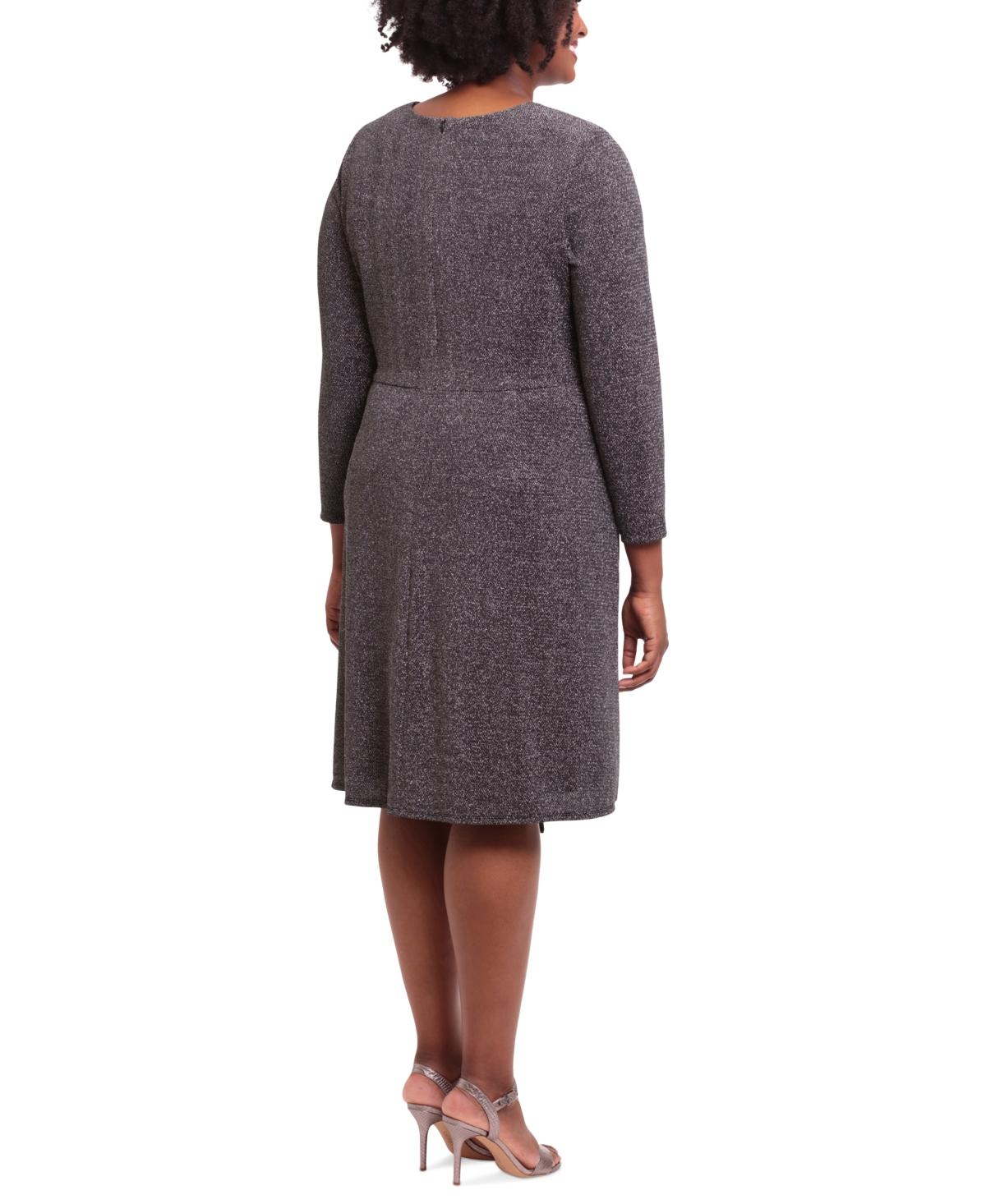 london times grey dress London Times T5978M main image 0