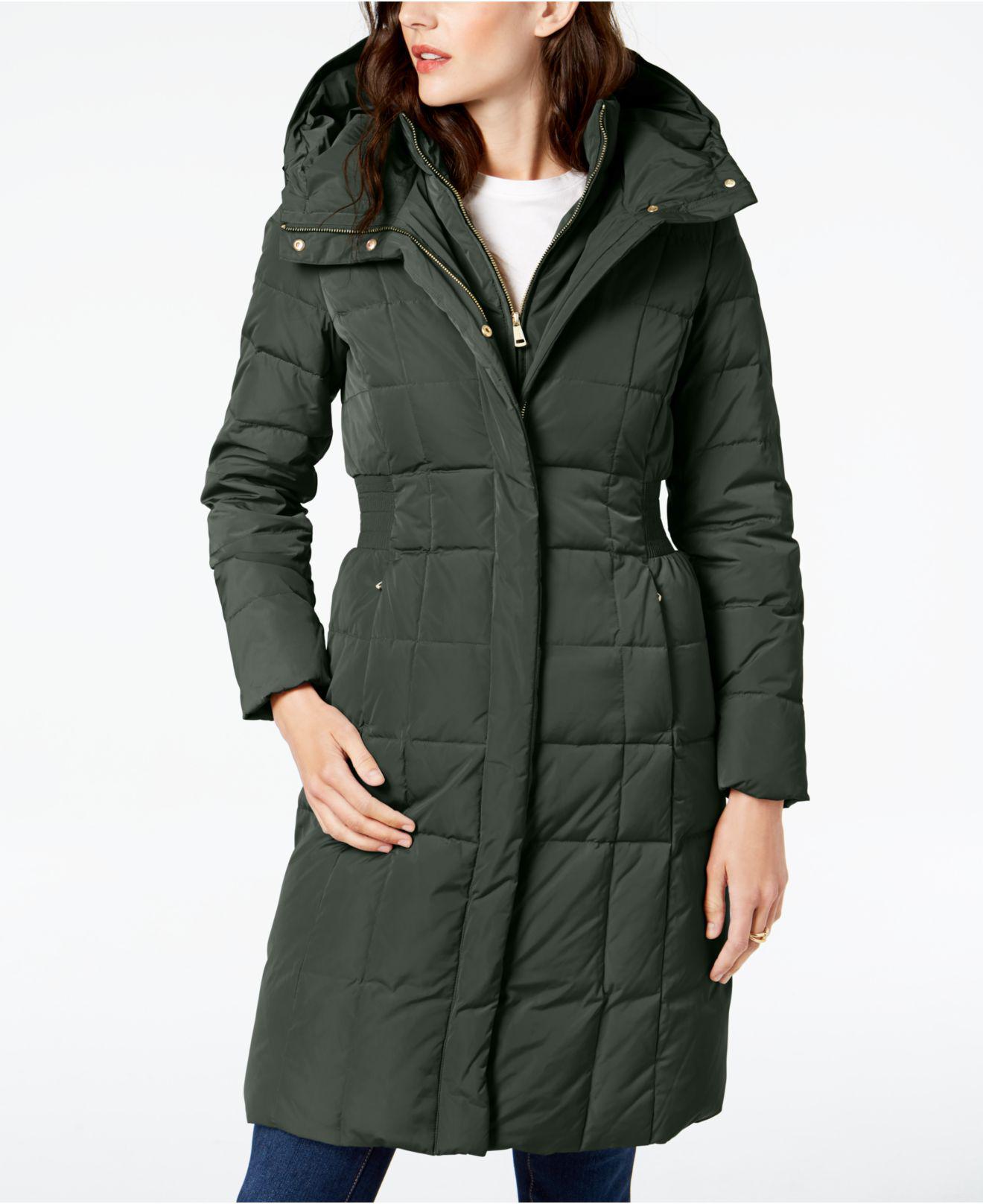 cole haan quilted coat
