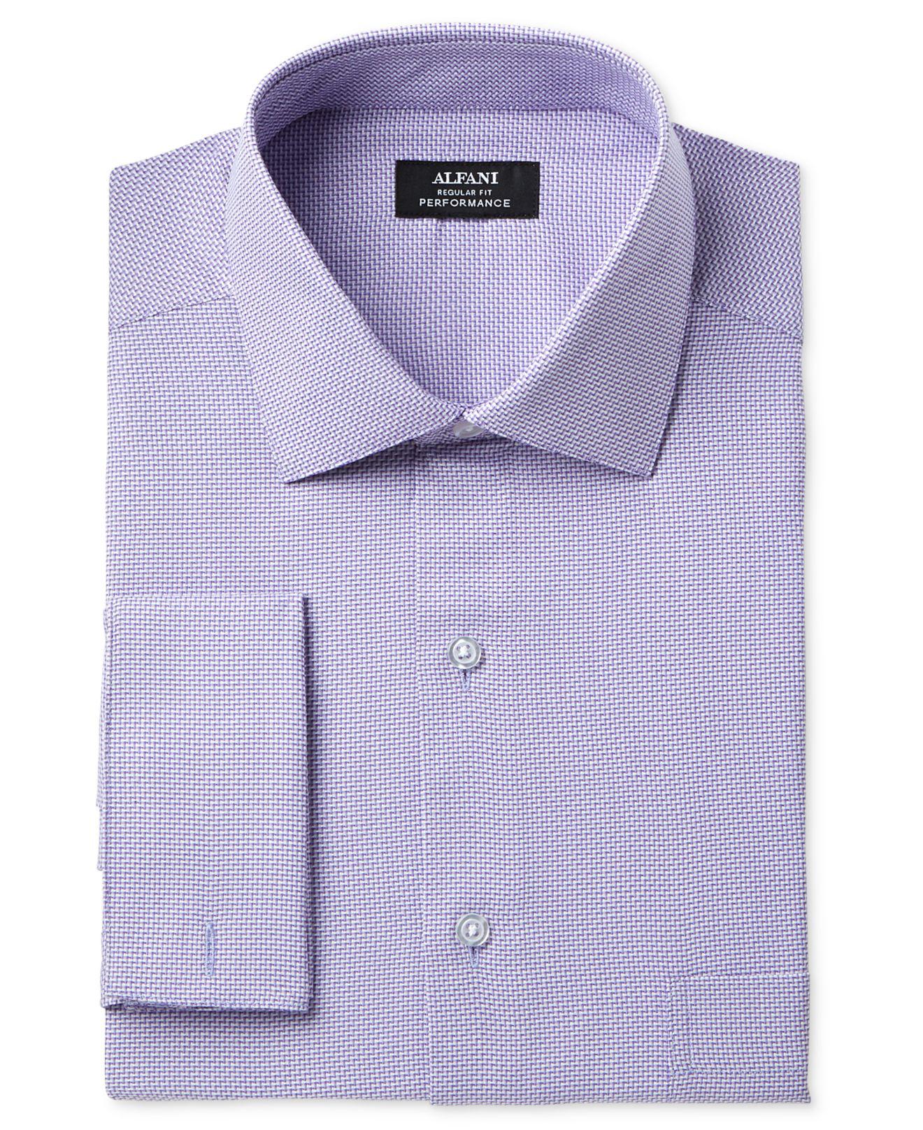 macy's purple dress shirt