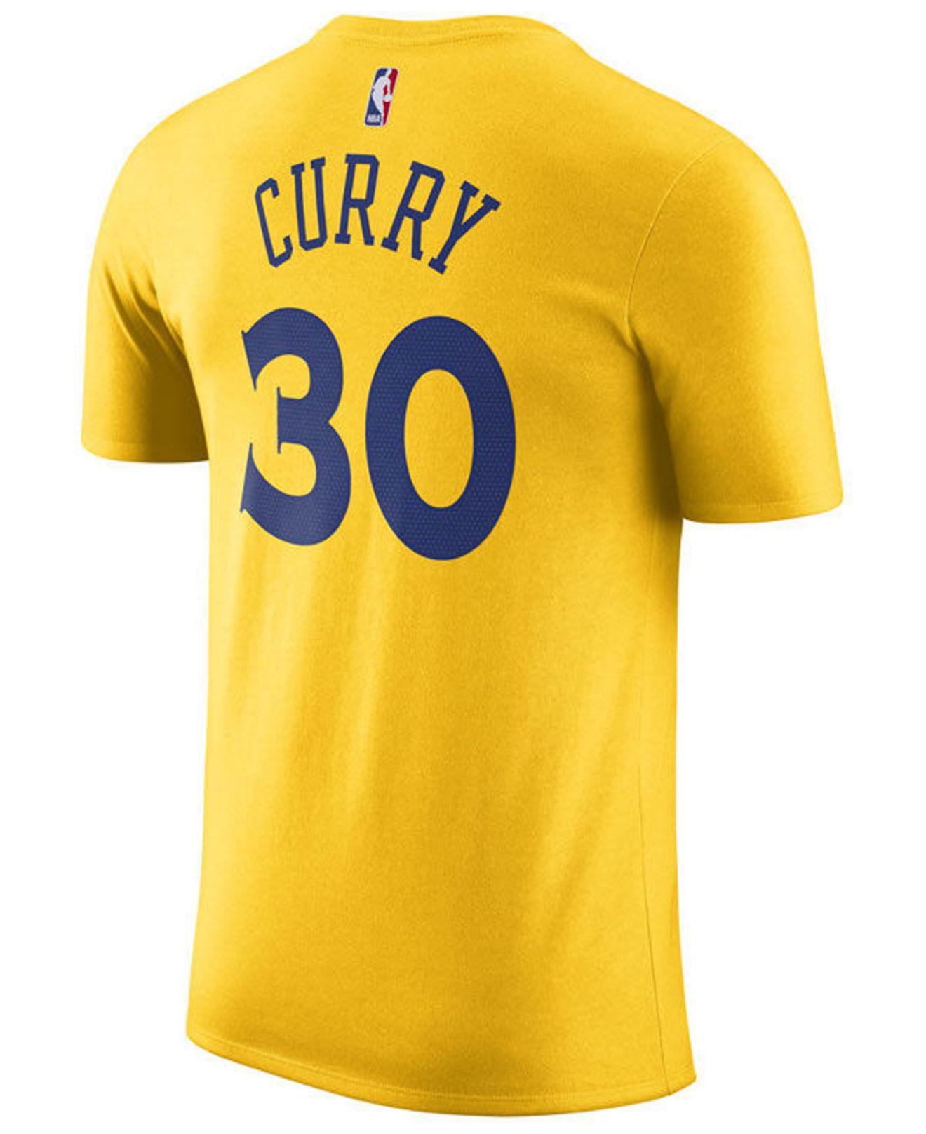 Nike Cotton Stephen Curry Golden State Warriors City Player T-shirt in ...