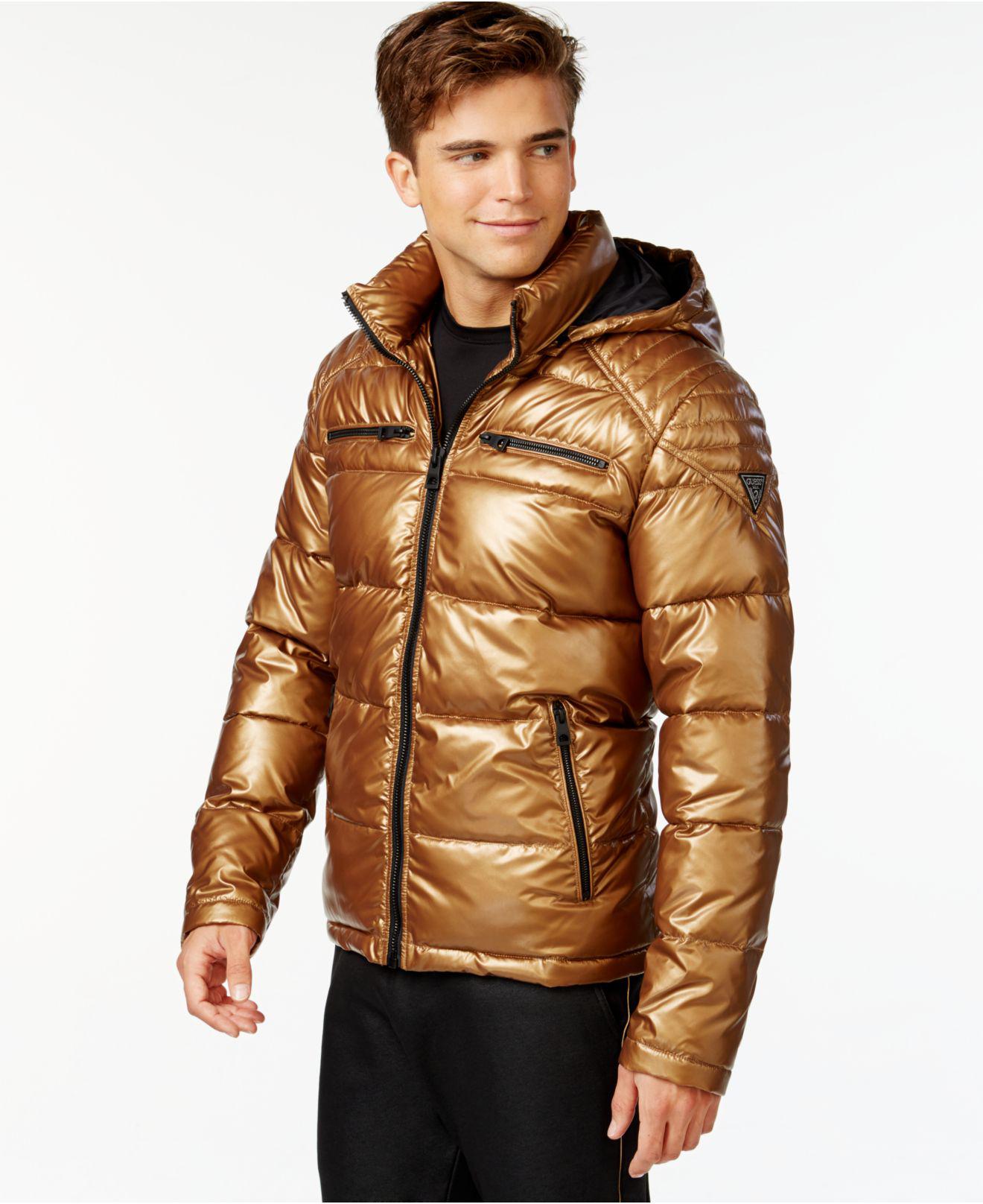 copper puffer jacket