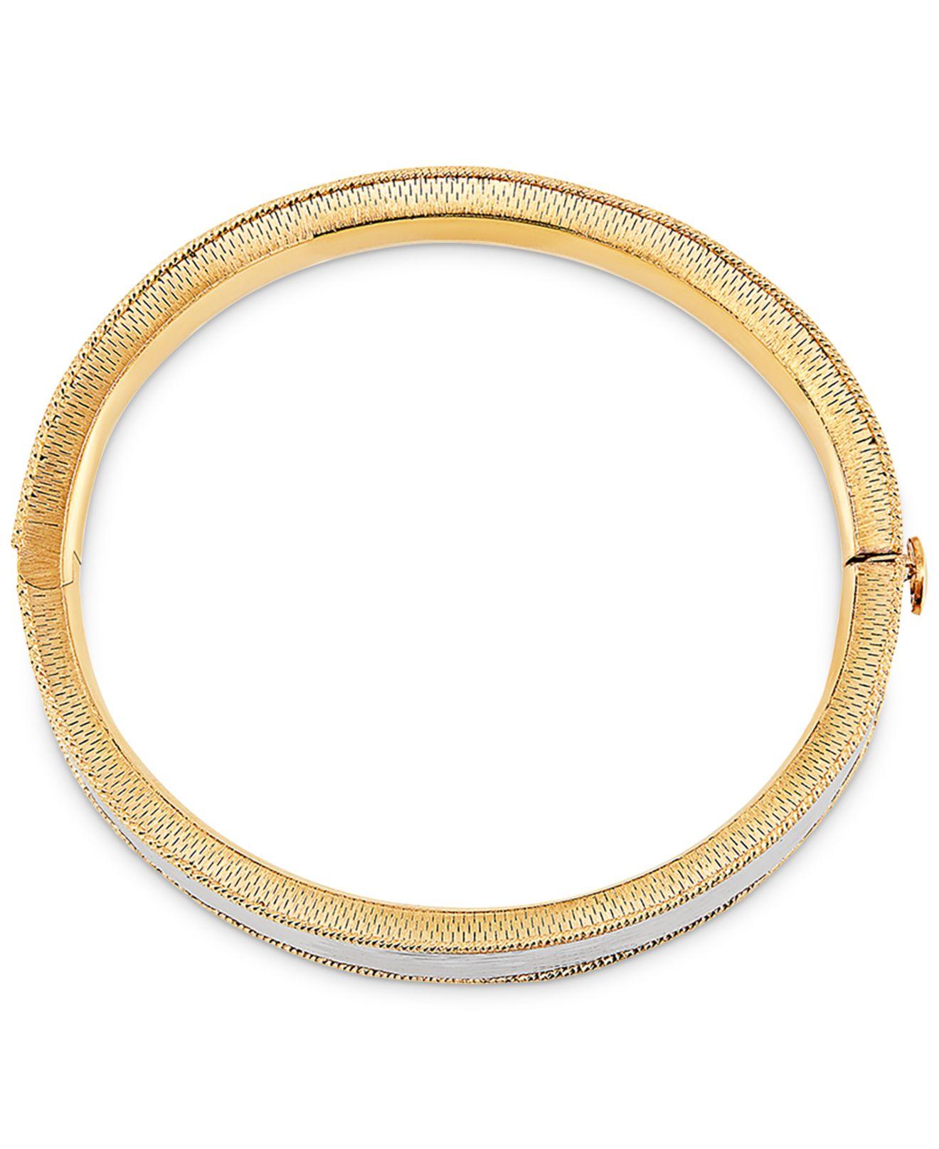 Macy's Circle Braided Bracelet in 14k Gold - Macy's