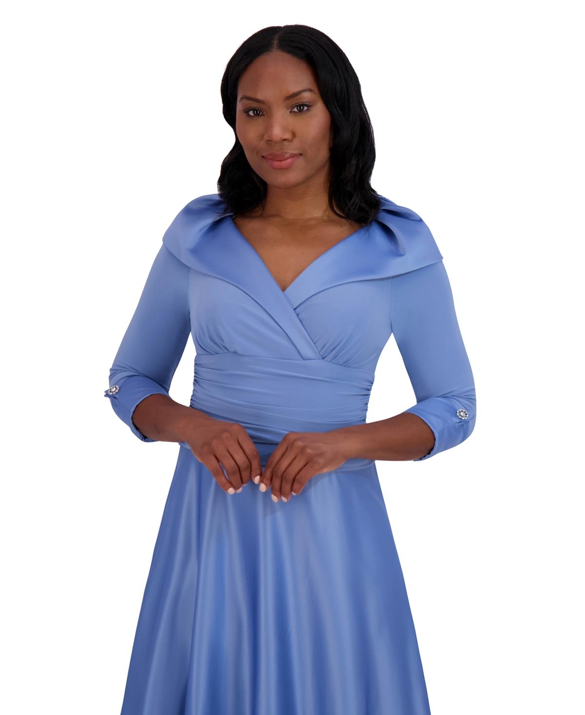 Portrait Collar Dress Jessica Howard Portrait Collar Gown Top New