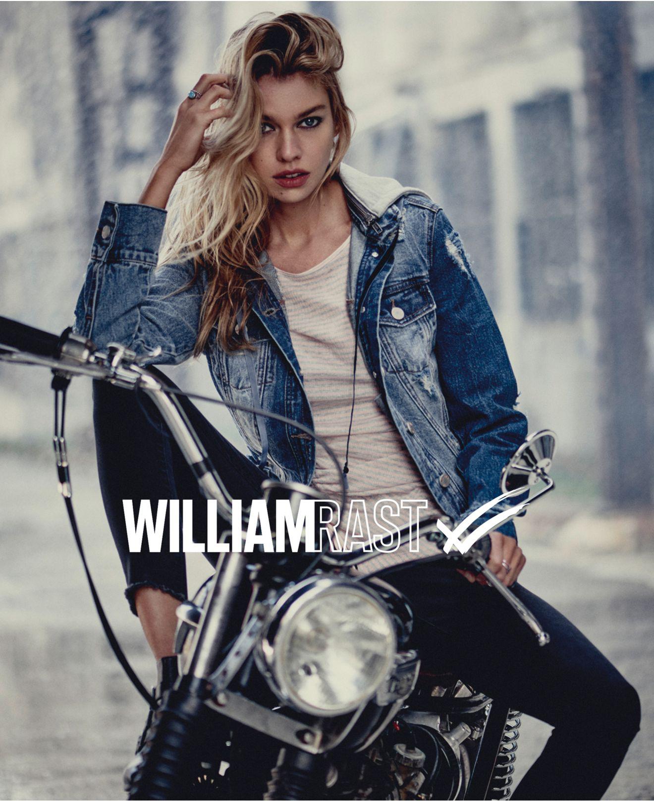 william rast lenna ripped hooded jacket