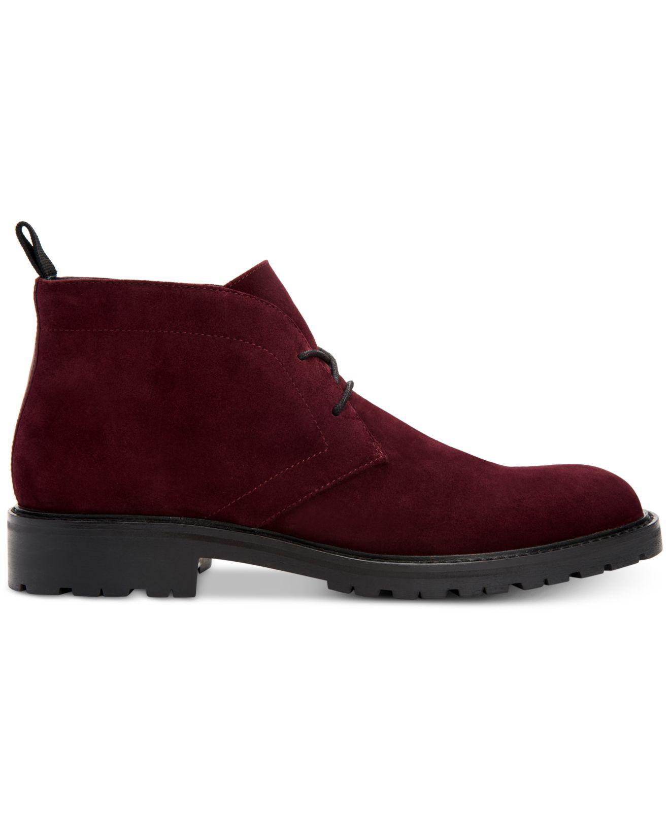 calvin klein men's ultan suede chukka boots