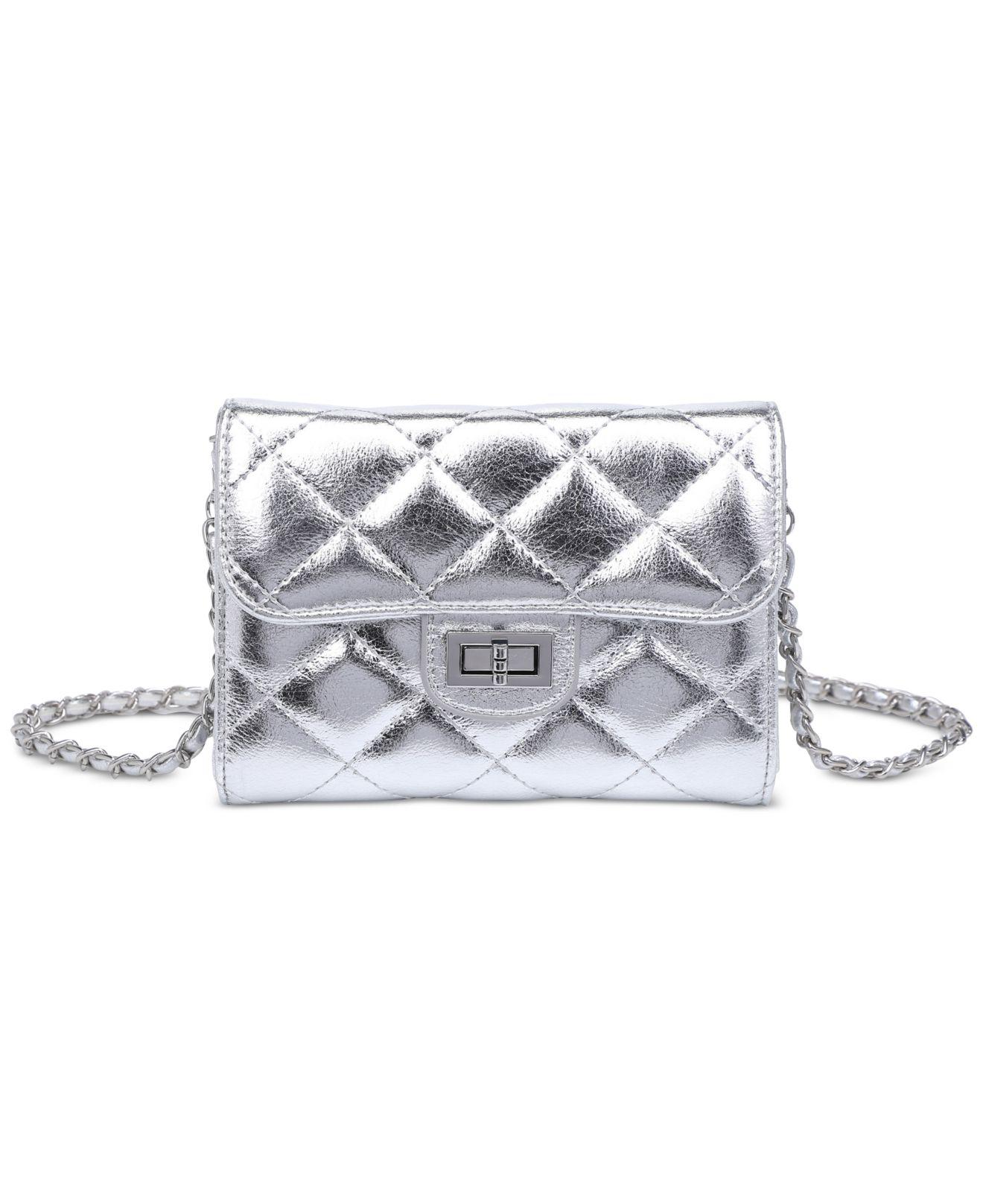 Urban Expressions Wendy Quilted Crossbody in White | Lyst