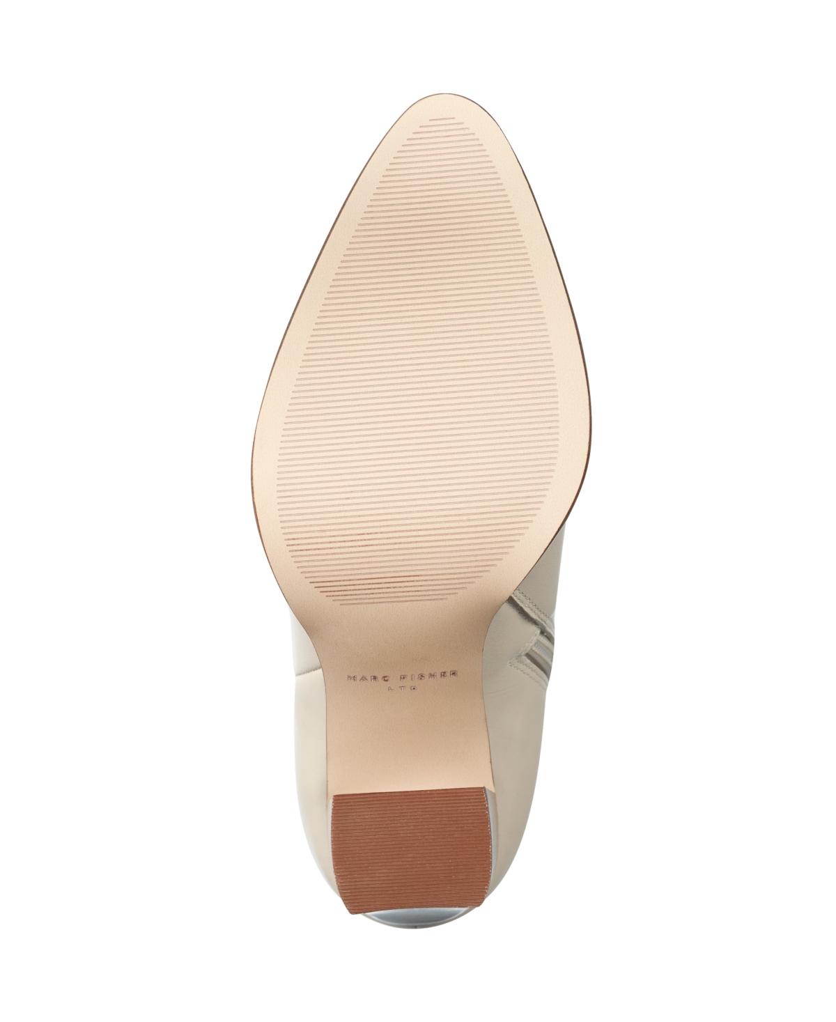 Marc Fisher Lannie Pointy Toe Dress Boots in White | Lyst
