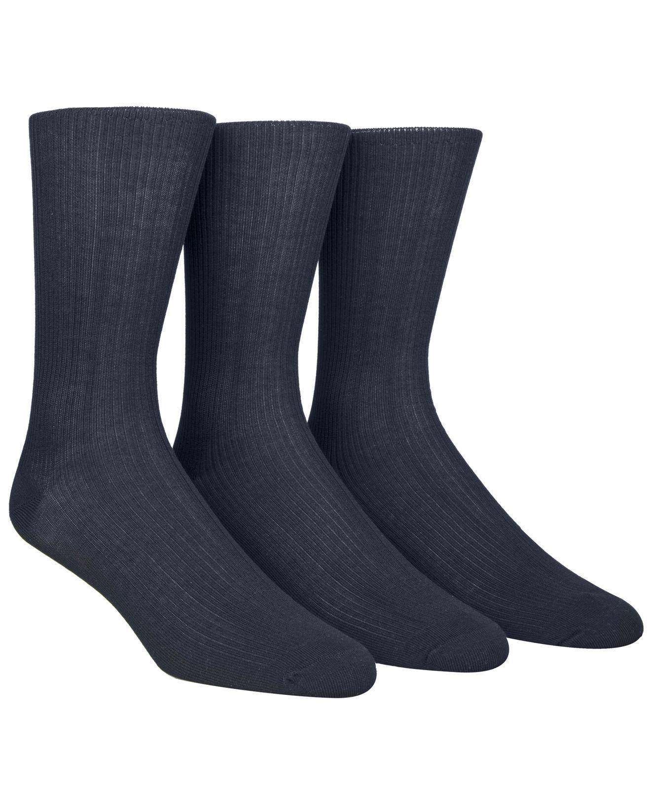 Calvin Klein Dress Socks, Non Binding 3 Pack in Blue for Men Lyst