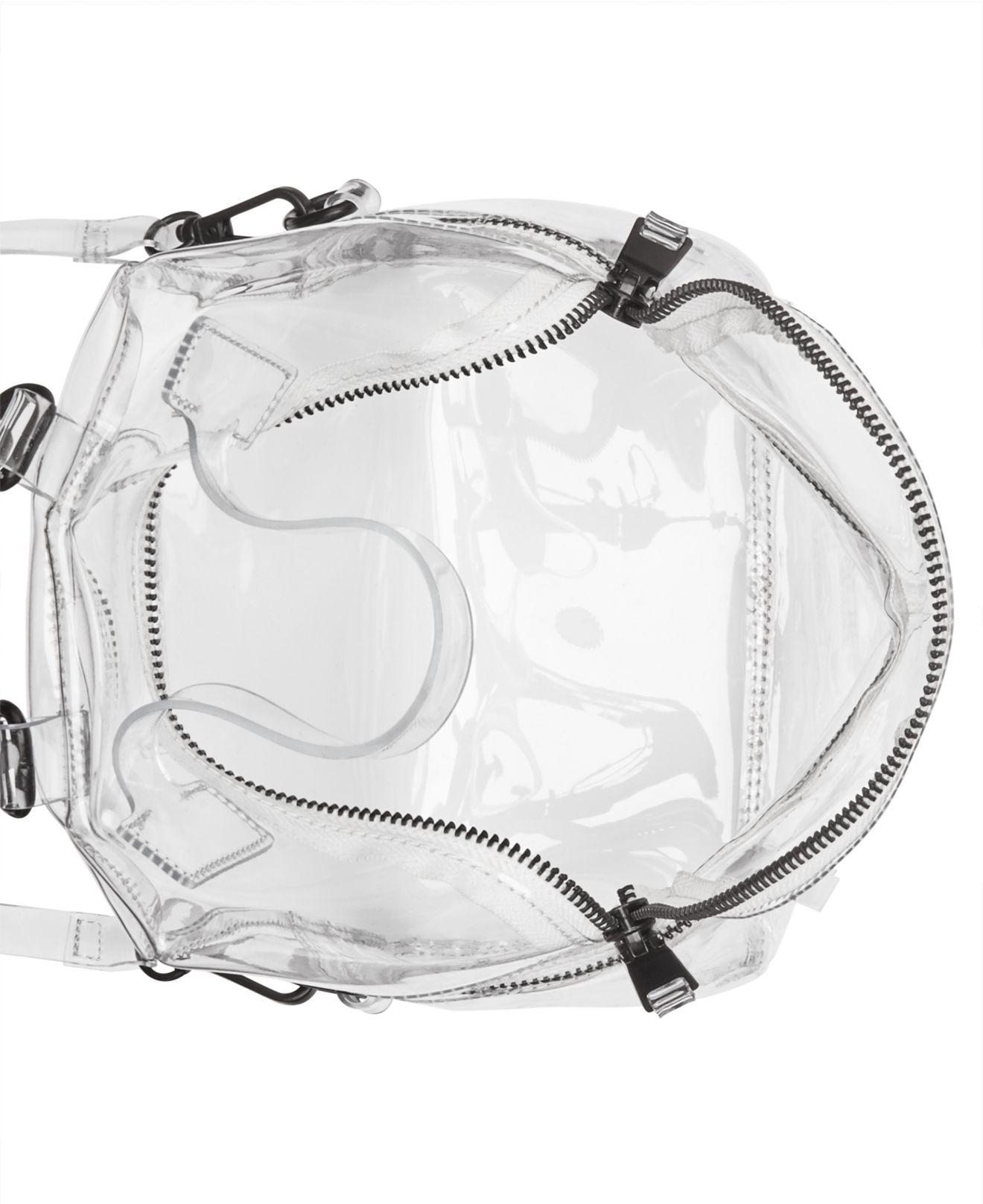 Steve madden 2025 benny clear backpack