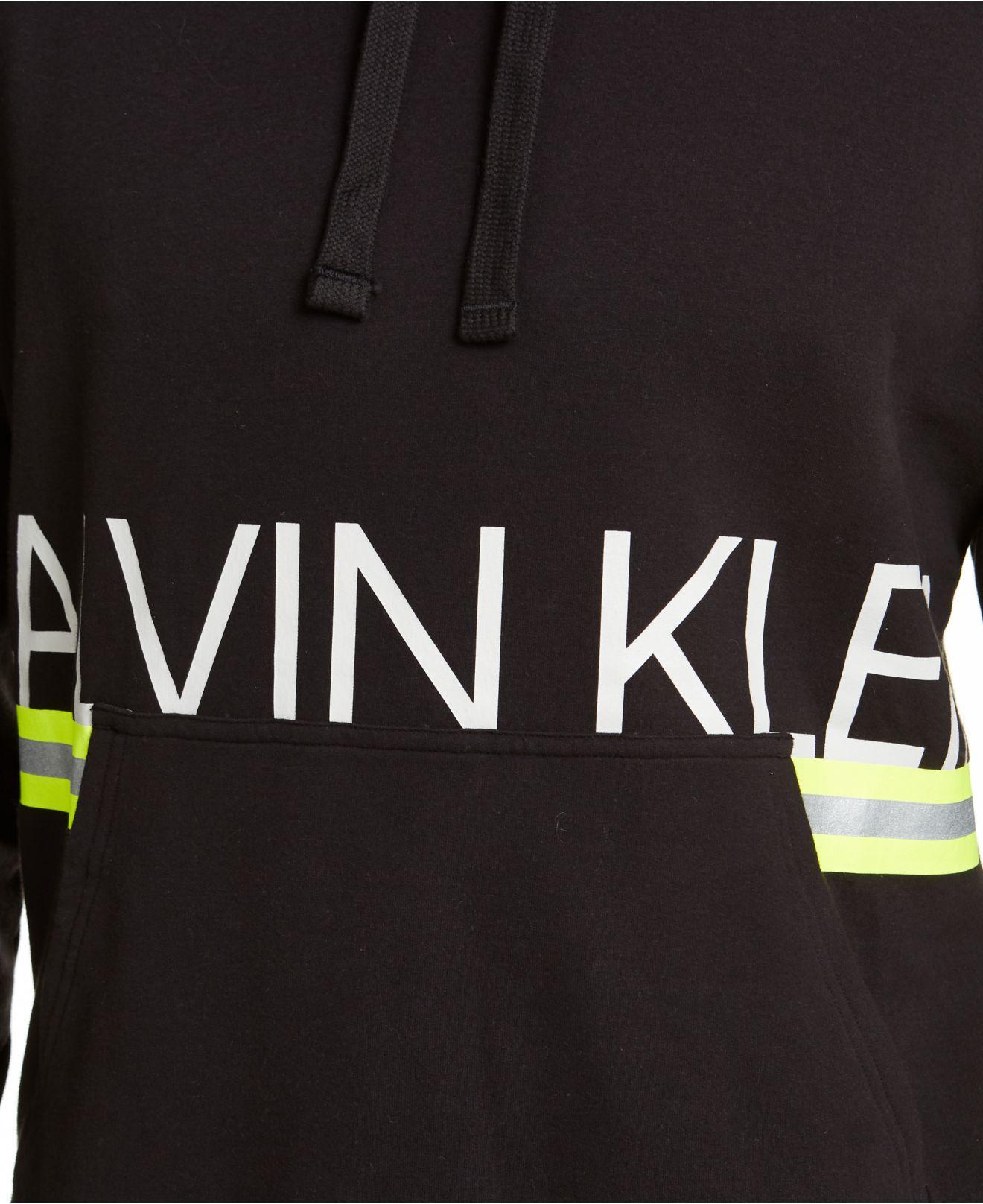calvin klein neon hoodie